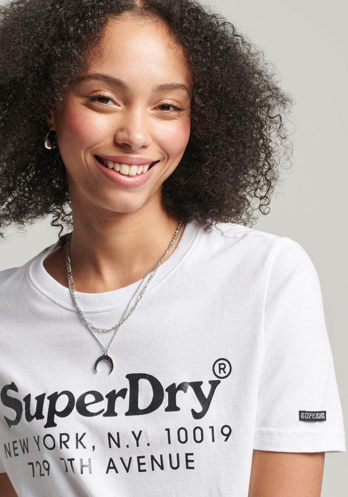 Superdry Kurzarmshirt mit Metallic Print | T-Shirts