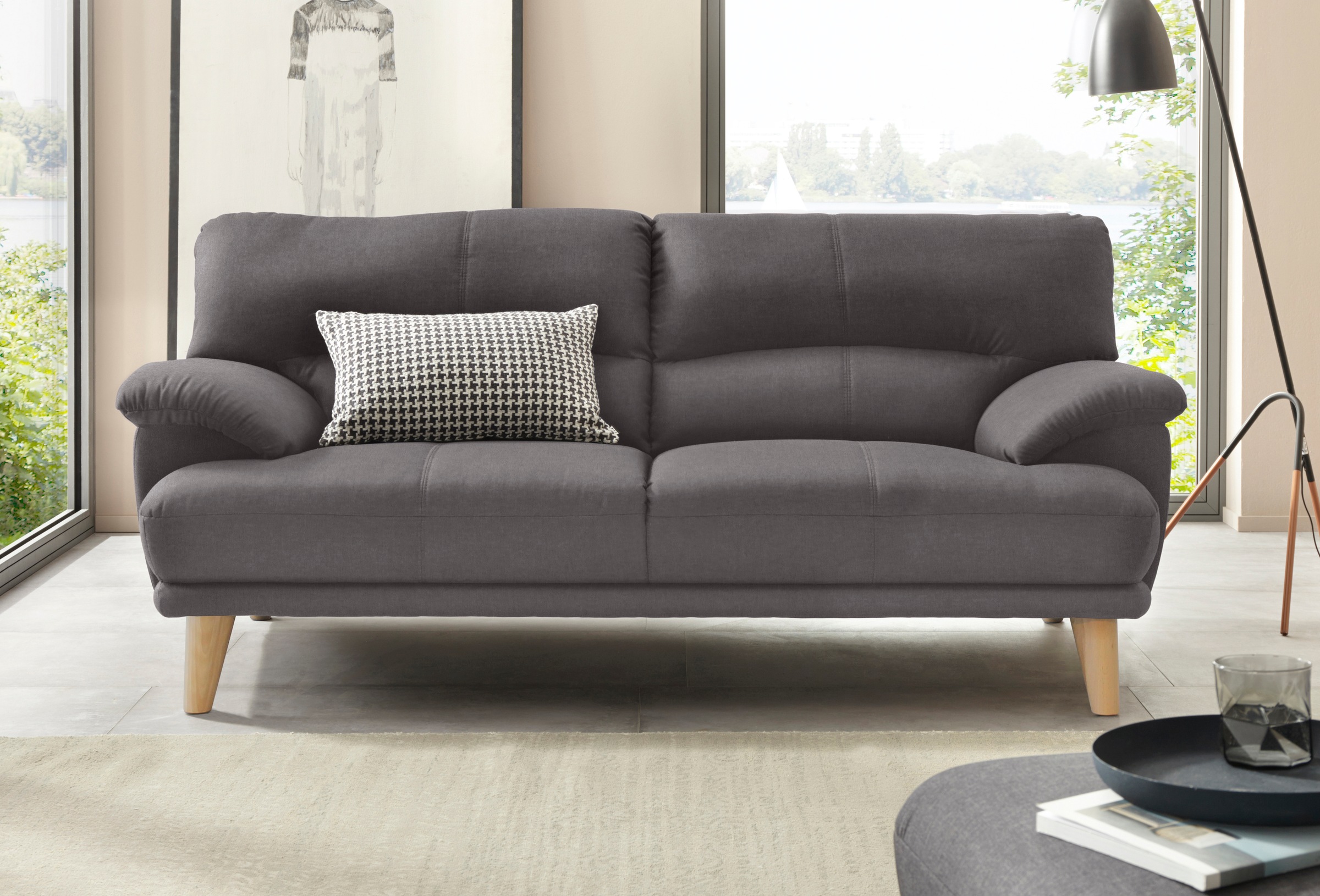TRENDMANUFAKTUR 3-Sitzer »Cecilia, Sofa in italienischem Design«, mit tolle günstig online kaufen