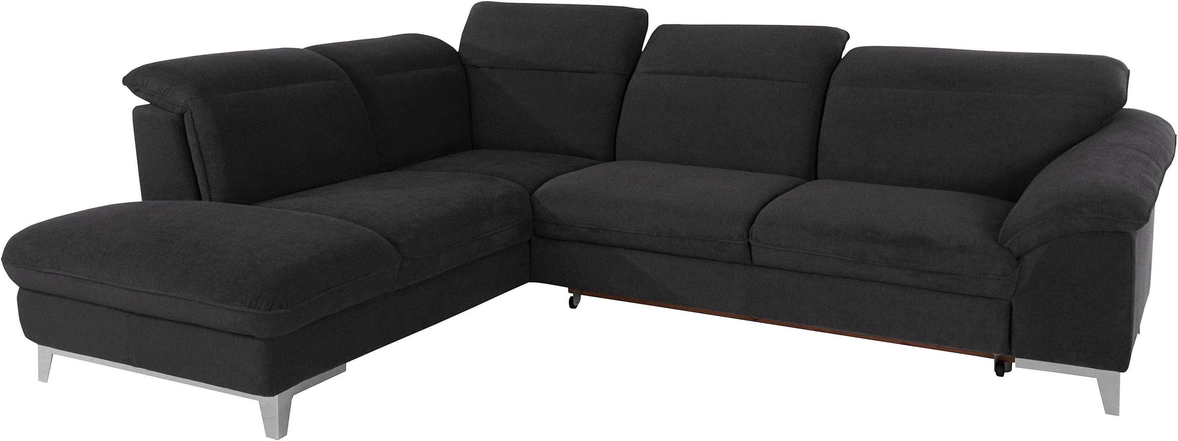 COTTA Polstergarnitur Teresa, (Set), Set: bestehend aus Ecksofa und Hocker, günstig online kaufen