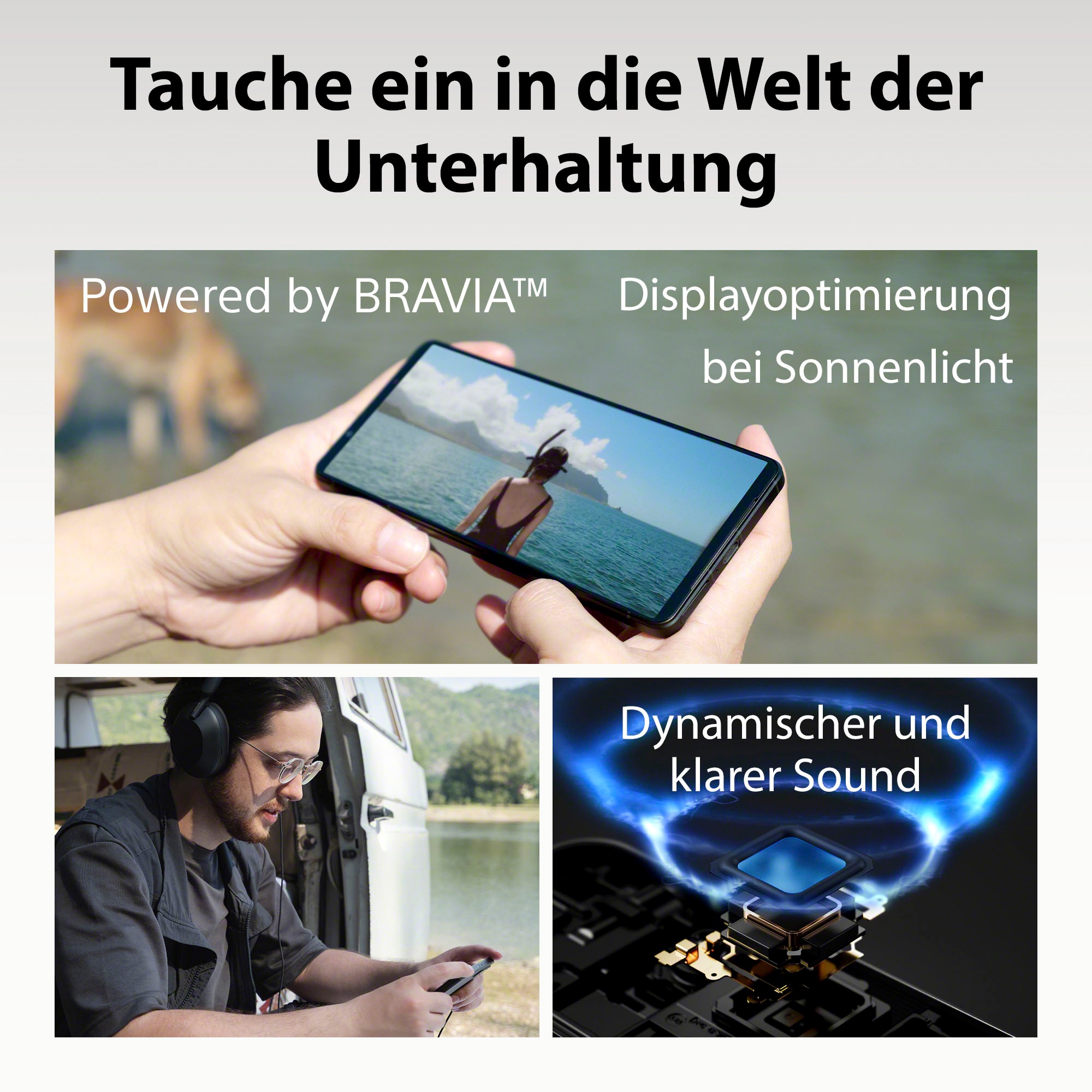 Sony Smartphone »Xperia 1 VI«, Schwarz, 16,5 cm/6,5 Zoll, 256 GB Speicherplatz, 52 MP Kamera