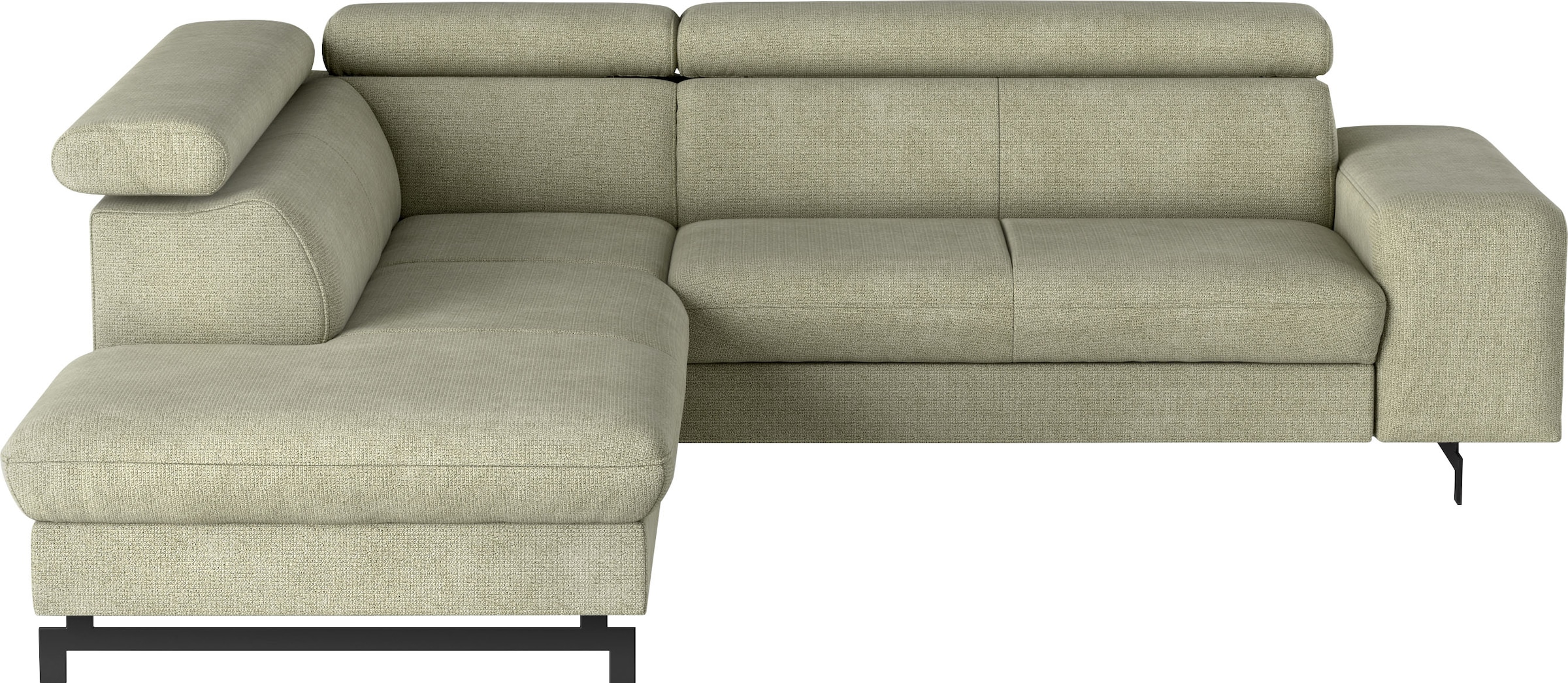 COTTA Ecksofa »Emma L-Form«, mit Kopfteilverstellung, wahlweise mit Bettfunktion & Bettkasten