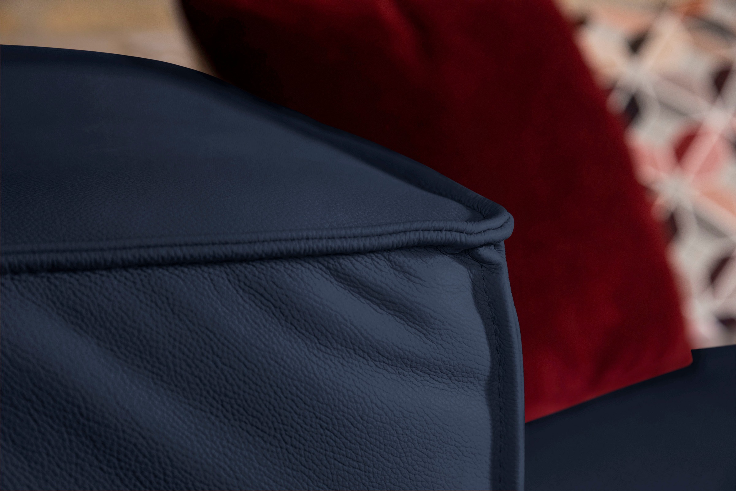 W.SCHILLIG Ecksofa »around-the-block, modern und elegant, bequem, L-Form«, mit eleganter Biese, mit Federkern
