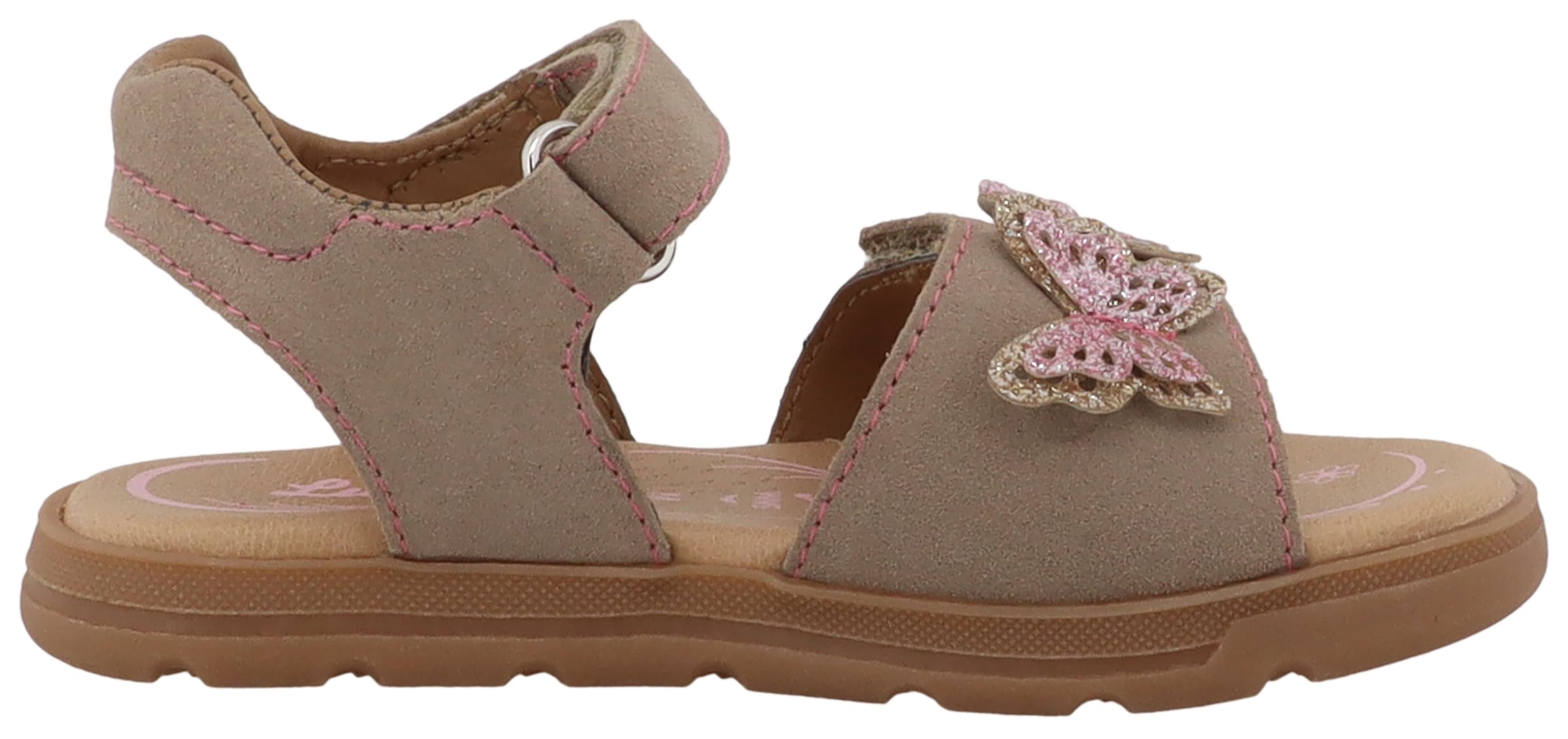 Lurchi Sandale »Cinny«  Klettschuh mit Glitzer, Größenschablone zum Download