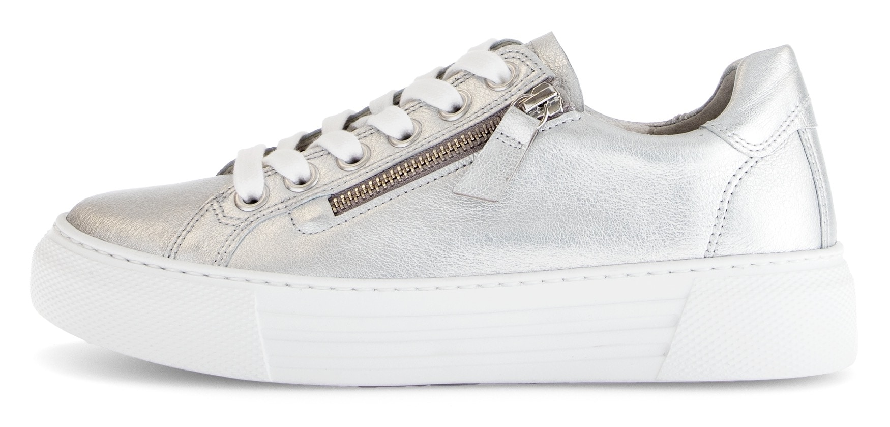 Gabor Plateausneaker »FLORENZ«, Freizeitschuh, Halbschuh, Schnürschuh in bequemer Weite G = weit