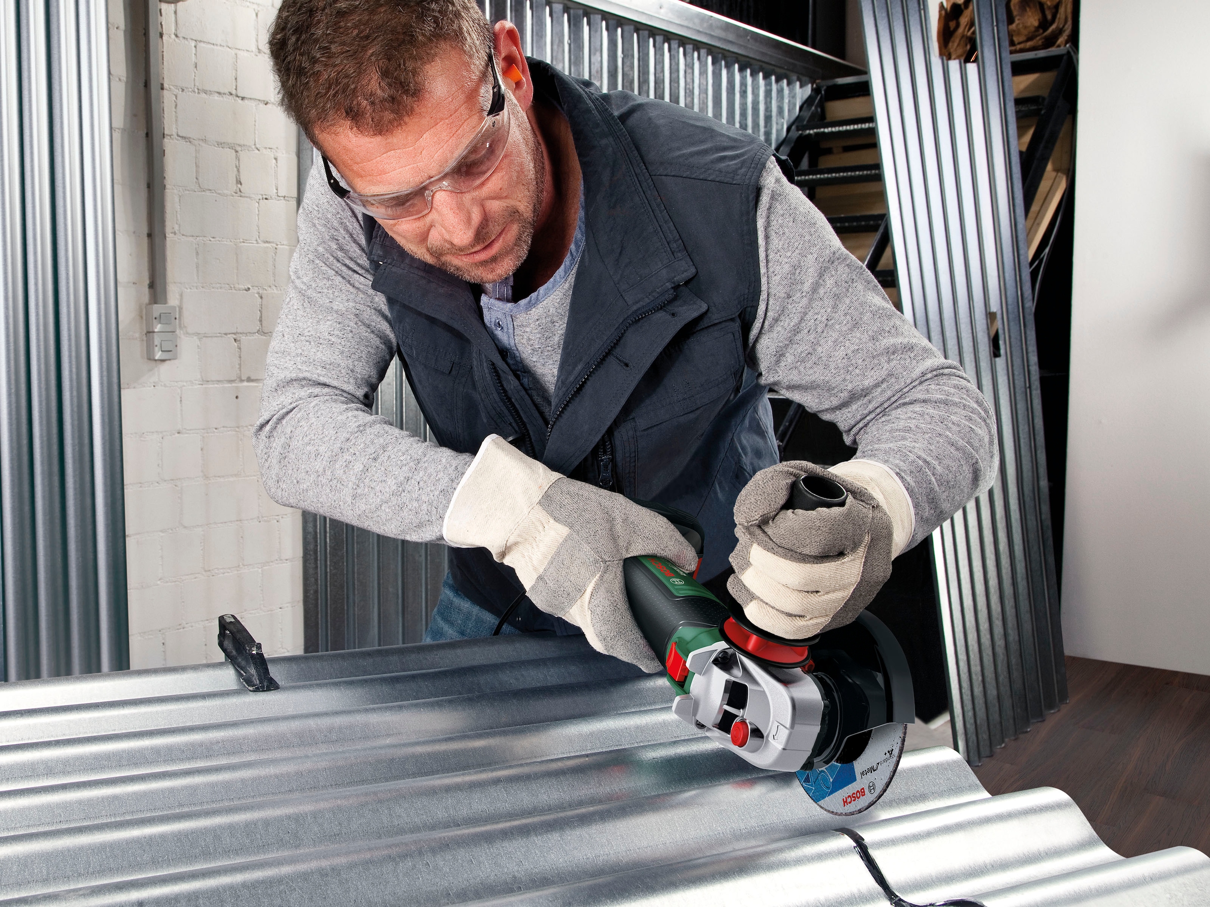 Bosch Home & Garden Akku-Winkelschleifer »AdvancedGrind 18V-80 - solo« ohne Akku und Ladegerät