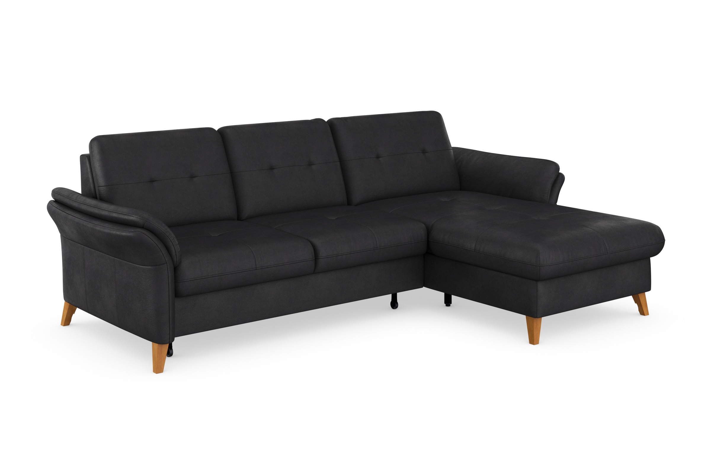 sit&more Ecksofa »Göteborg«, Sitztiefenverstellung und Federkern, wahlweise mit Bettfunktion