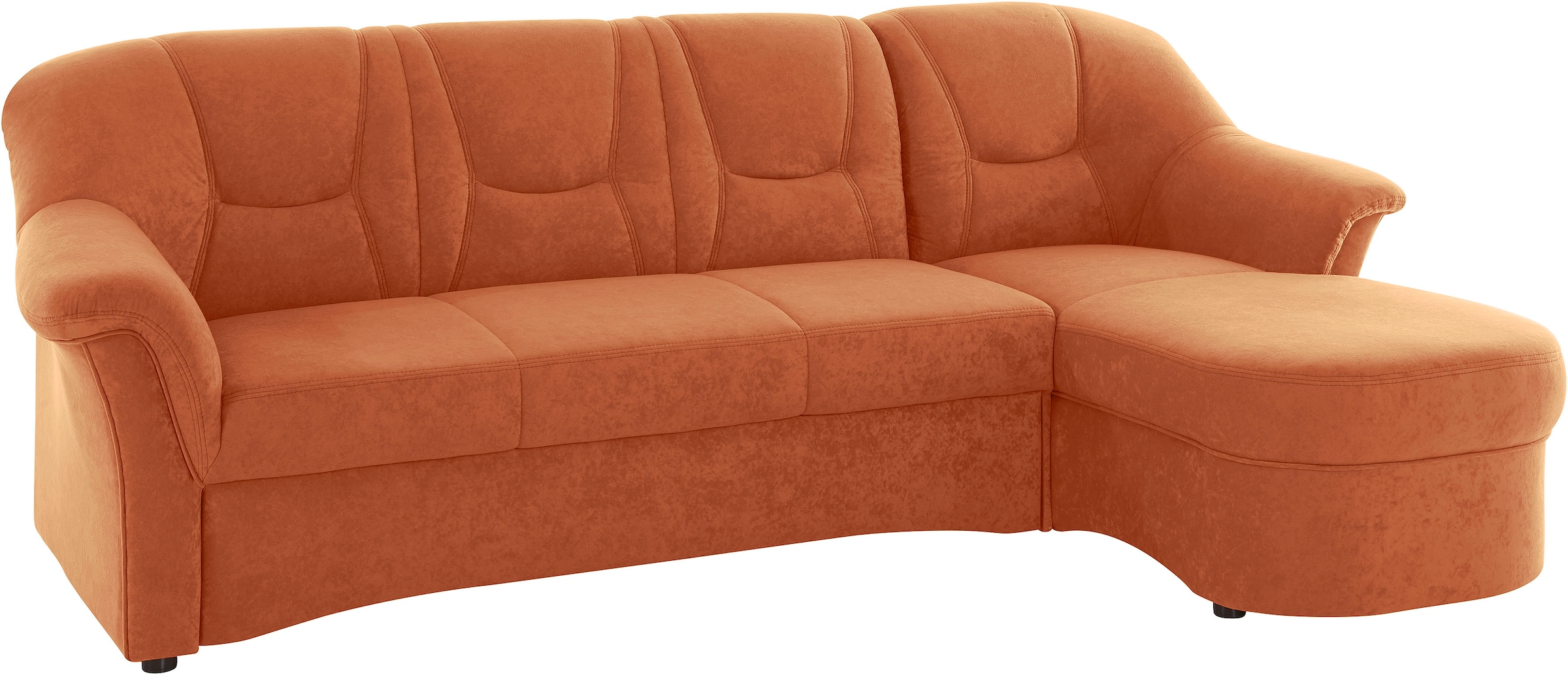 DOMO collection Ecksofa »Sarafina zeitlos und komfortabel, optional mit Federkern, L-Form«, wahlweise mit Bettfunktion
