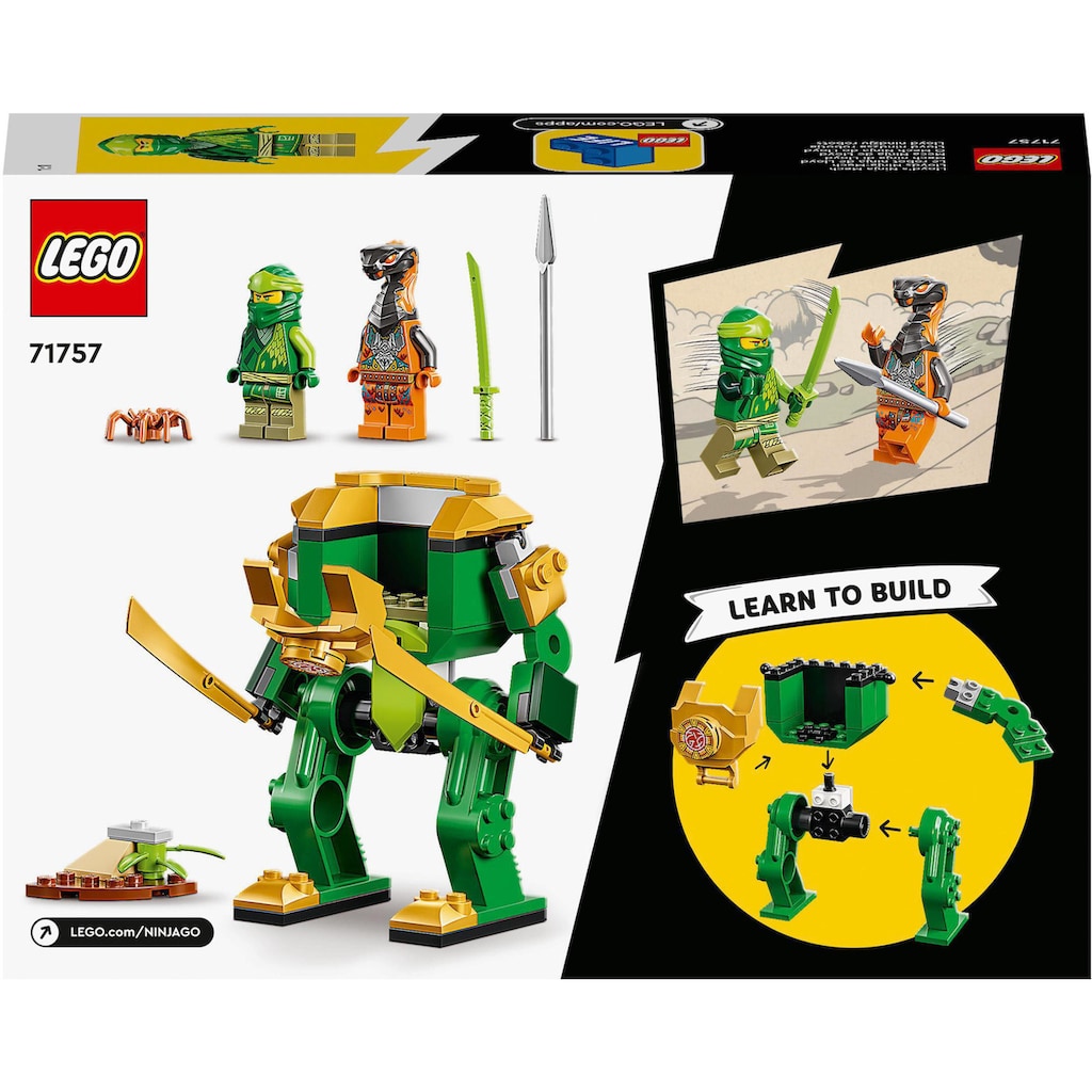 LEGO® Konstruktionsspielsteine »Lloyds Ninja-Mech (71757), LEGO® NINJAGO®«, (57 St.)