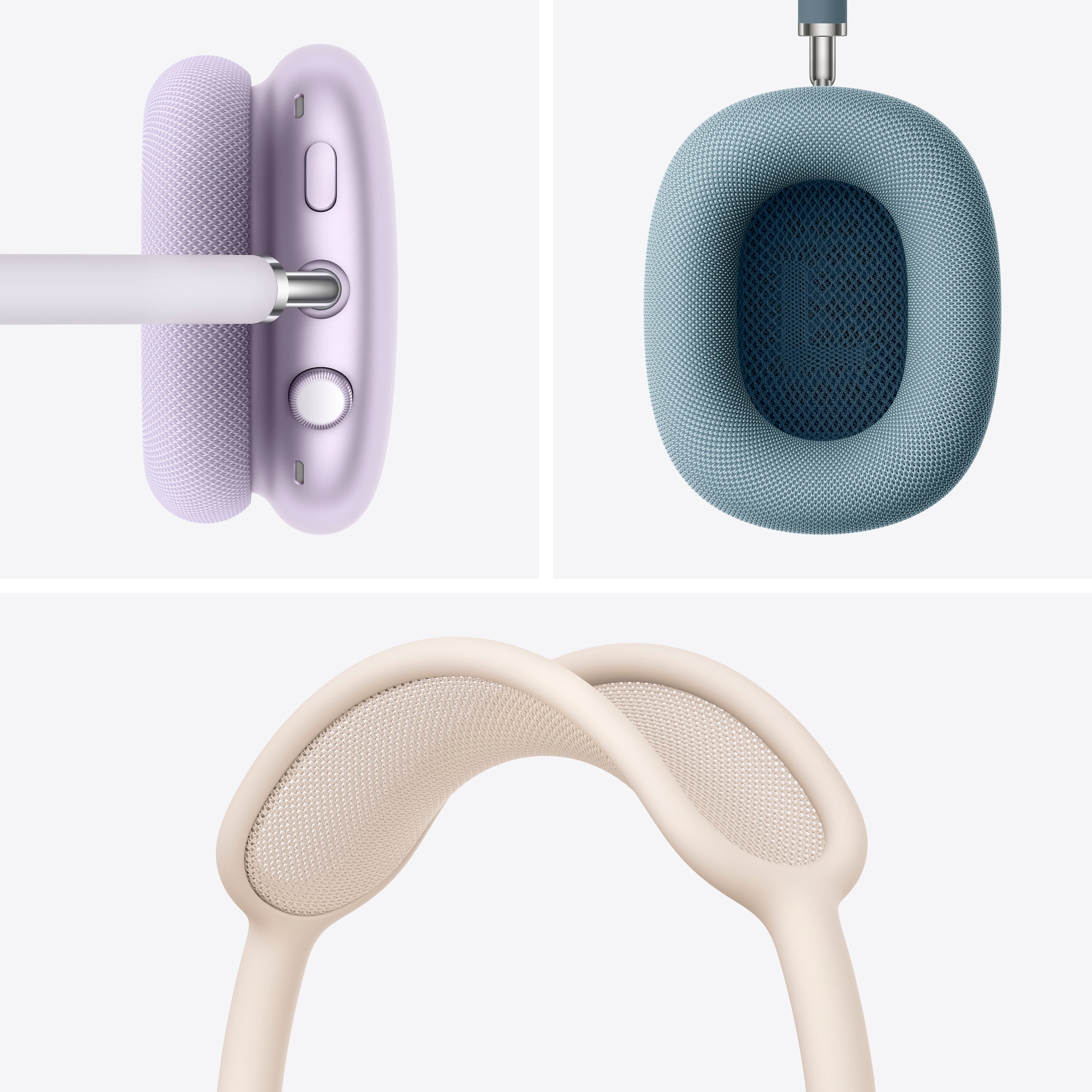 Apple Over-Ear-Kopfhörer »AirPods Max«, Bluetooth, Active Noise Cancelling (ANC)-Transparenzmodus-kompatibel mit Siri, USB-C