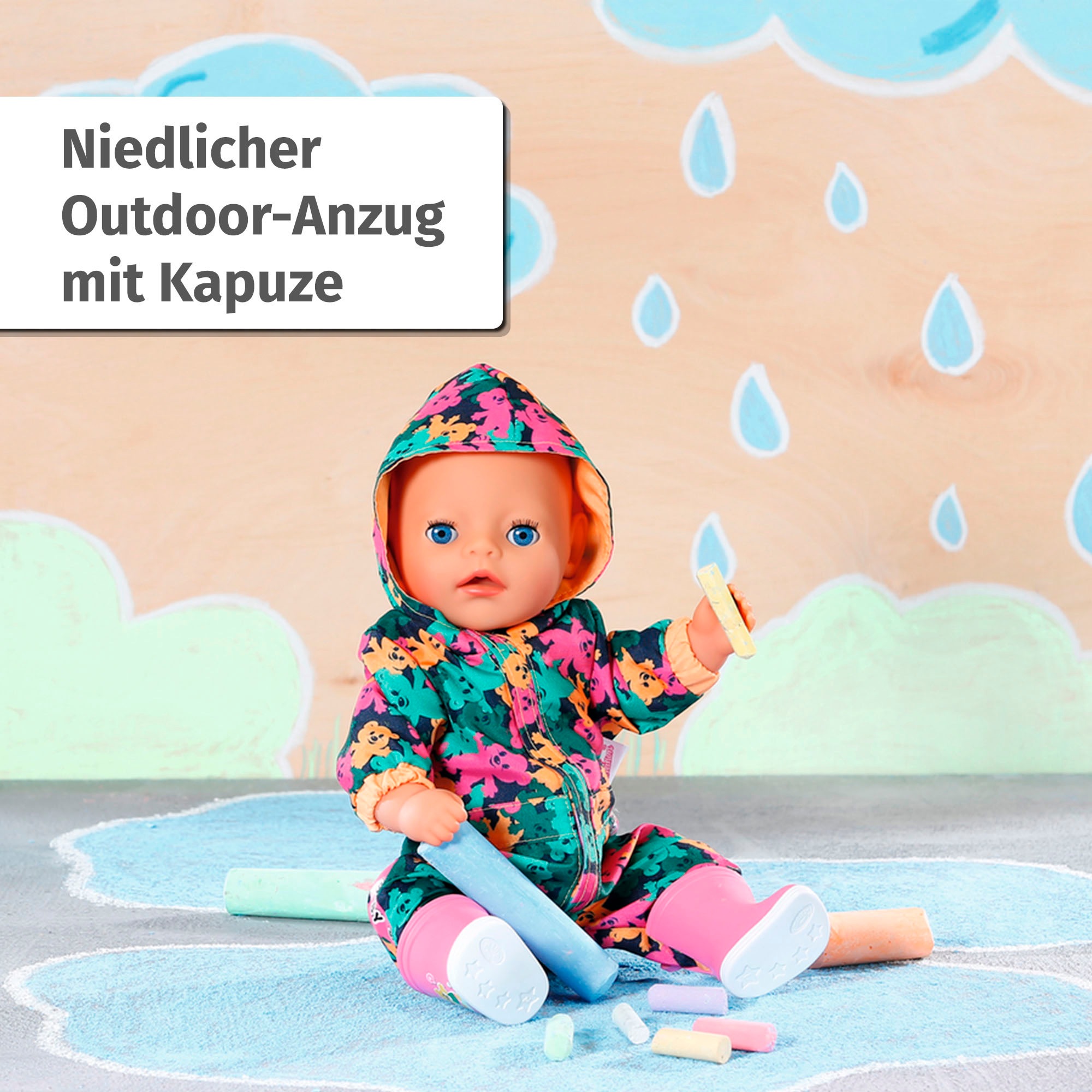 Baby Born Puppenkleidung »Little Outdoor Matschhose, 36 cm«