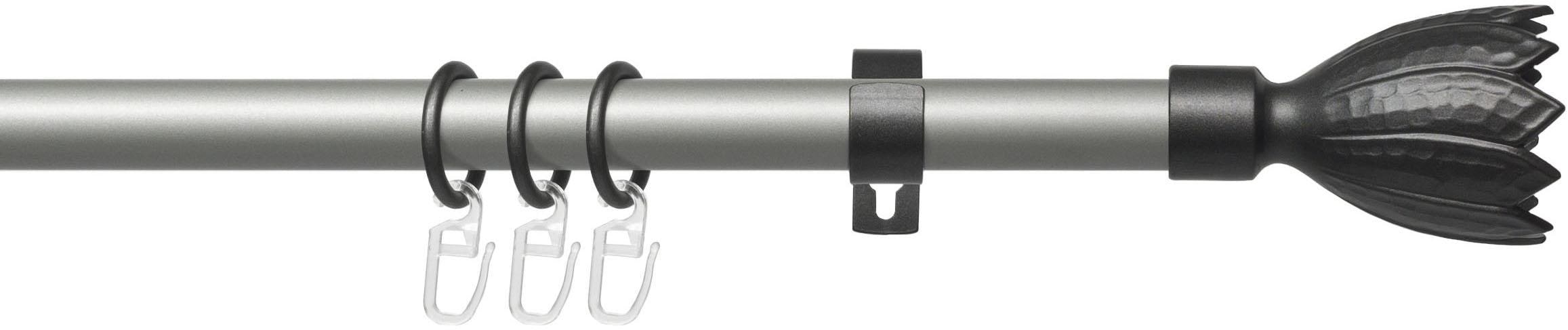 Liedeco Gardinenstange »Lan Flower« Ø 20 mm 1 läufig-läufig Fixmaß 1-läufig günstig online kaufen