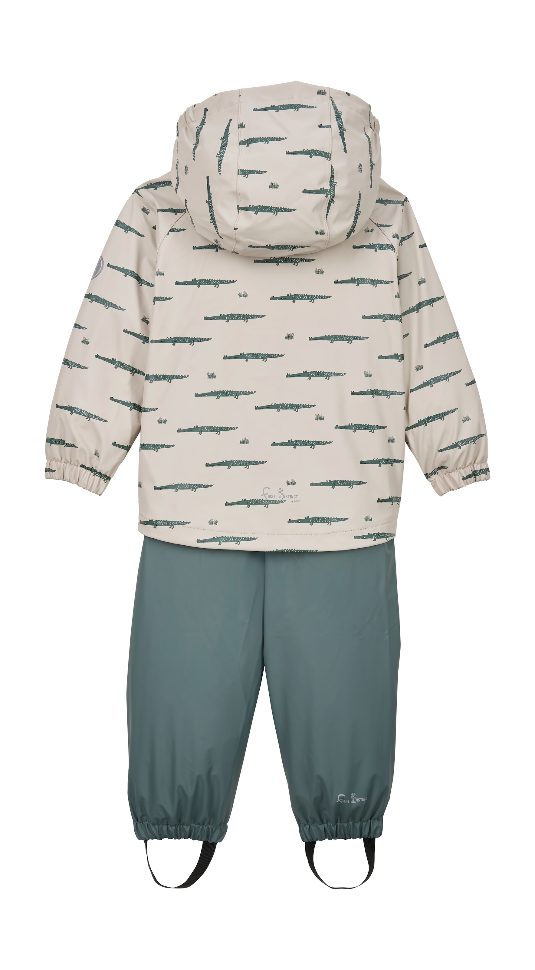 first instinct by killtec Skianzug »FIOS 22 MNS ST« Regen-Set für Kinder, wasserdicht, mit Tier-Print und Kapuze