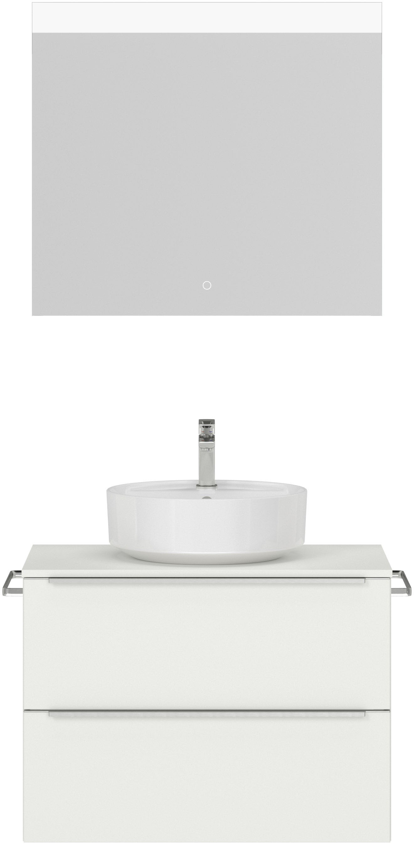 nobilia® Badmöbel-Set »Alvene« vormontiert, mit Soft-Close, 2 Stk. tlg. günstig online kaufen