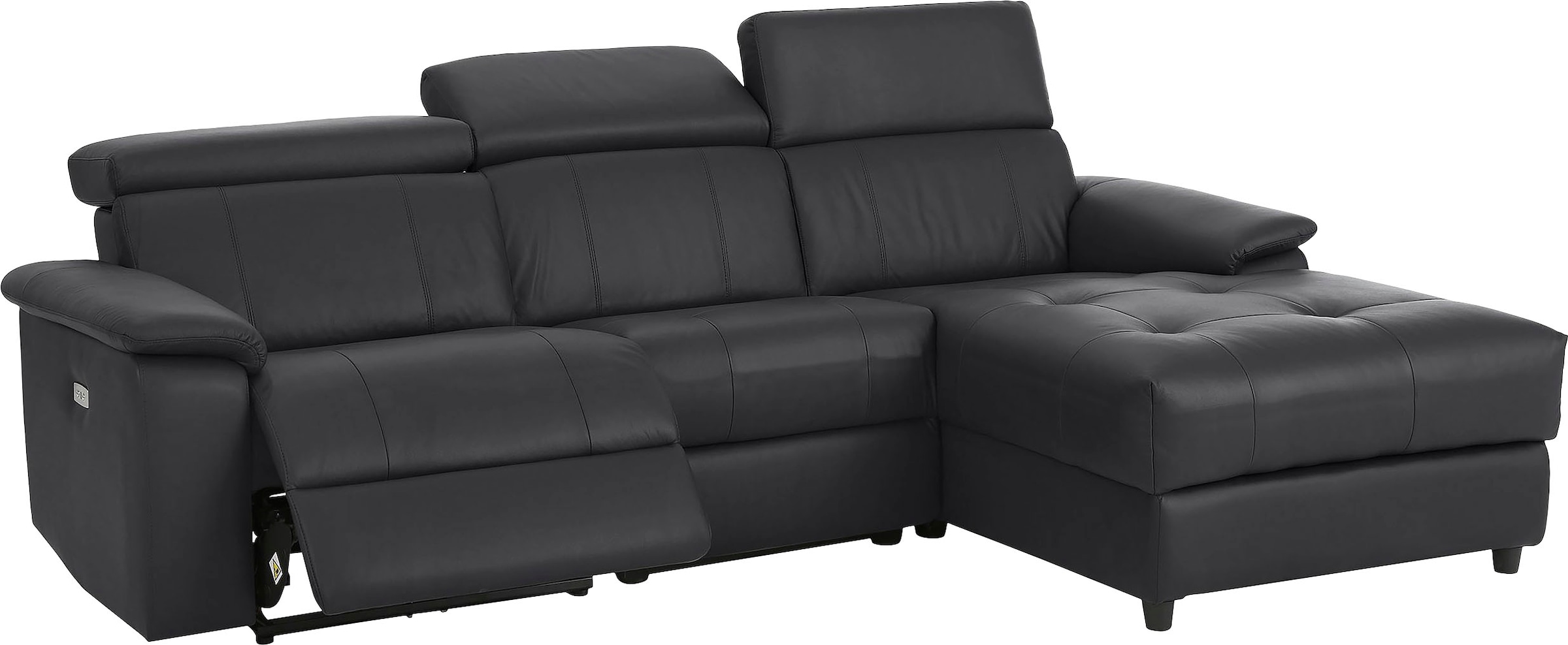 Home affaire Ecksofa »Binado, L-Form,«, mit manueller oder elektrischer Relaxfunktion mit USB-Anschluss