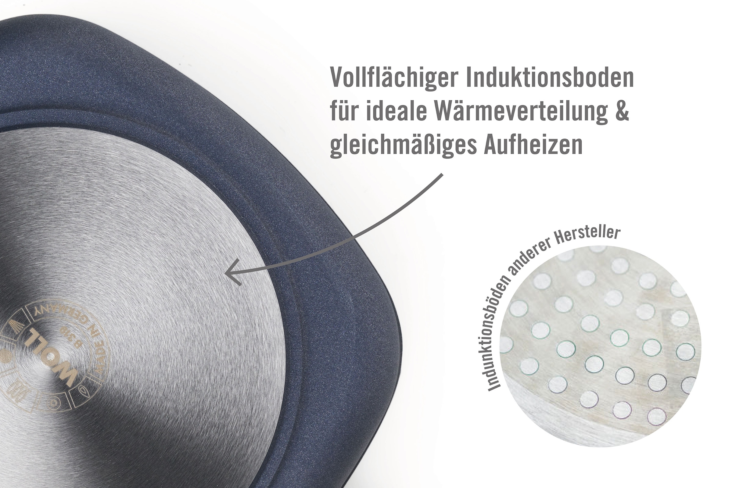 WOLL Kasserolle »Eco Logic QXR Guss-Kasserolle«, Aluminium, (1 tlg.), PFAS-freie Diamond-QXR - Beschichtung