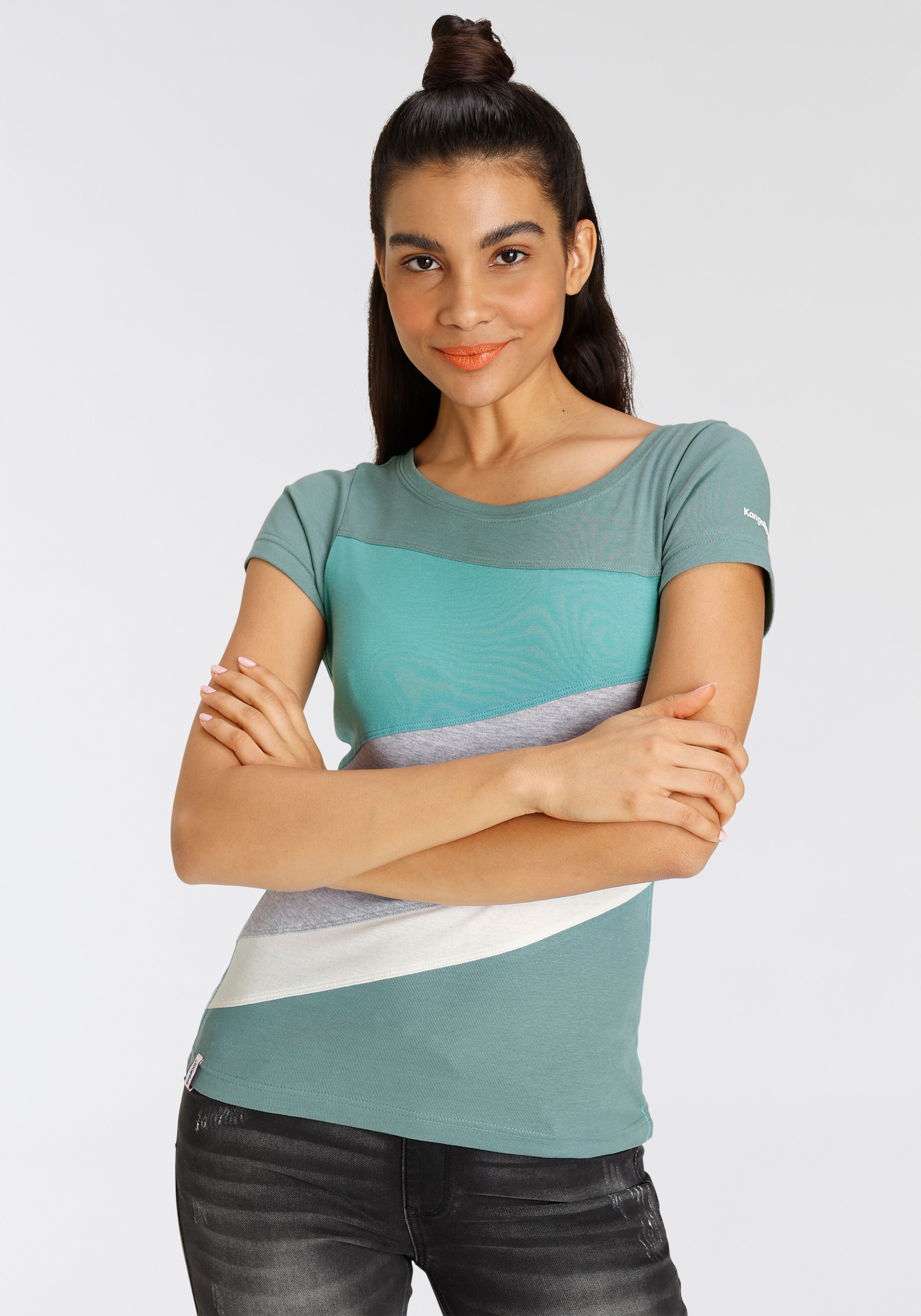 KangaROOS T-Shirt, mit Colorblocking-Design kaufen