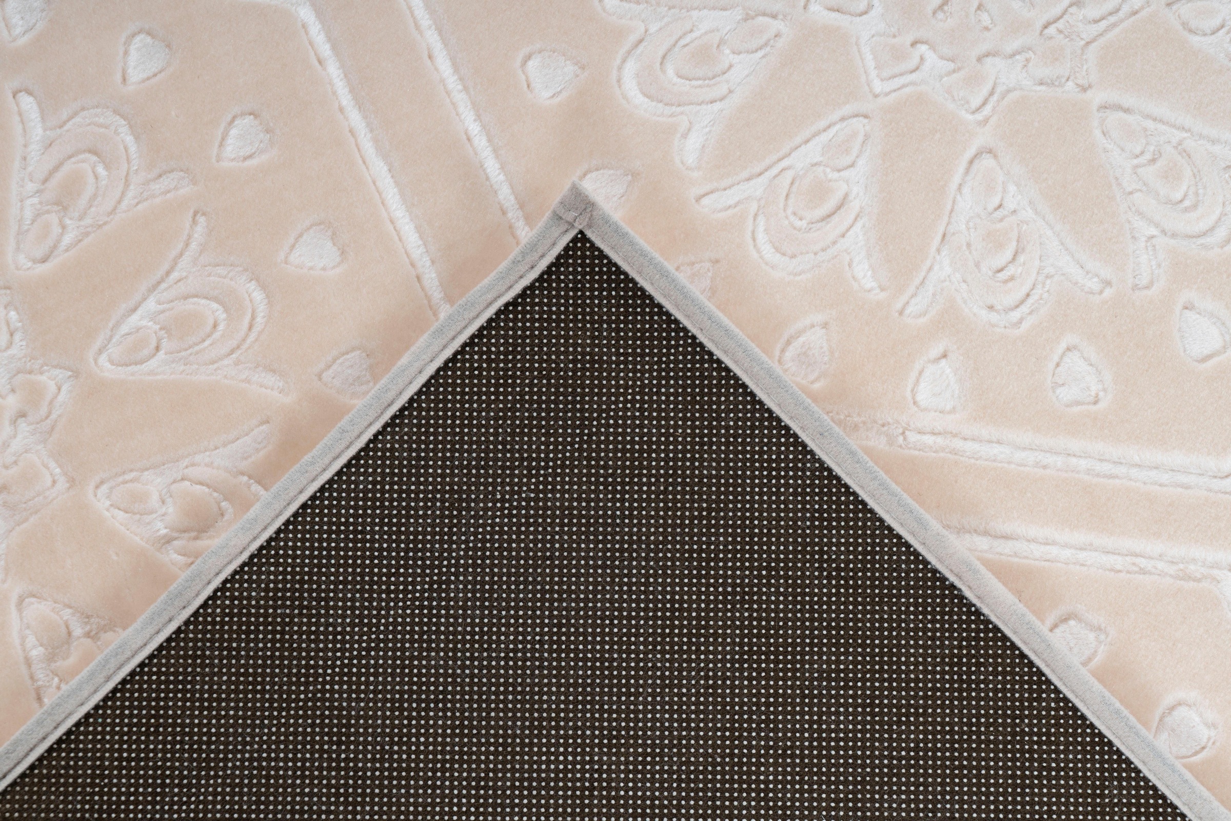 calo-deluxe Teppich »Latemar 300«, rechteckig, 7 mm Höhe, weiche Fell Haptik, Relief Muster, Wohnzimmer, Schlafzimmer