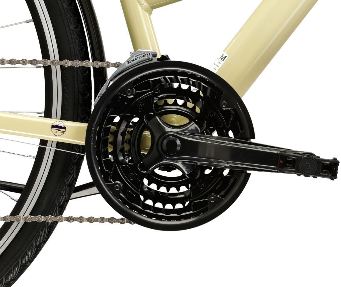 Kross Trekkingrad »Damen-Trekkingrad 28" Trans 1.0 Natur 21 Gänge« 21 Gang Shimano TOURNEY TY300 Schaltwerk Kettenschaltung