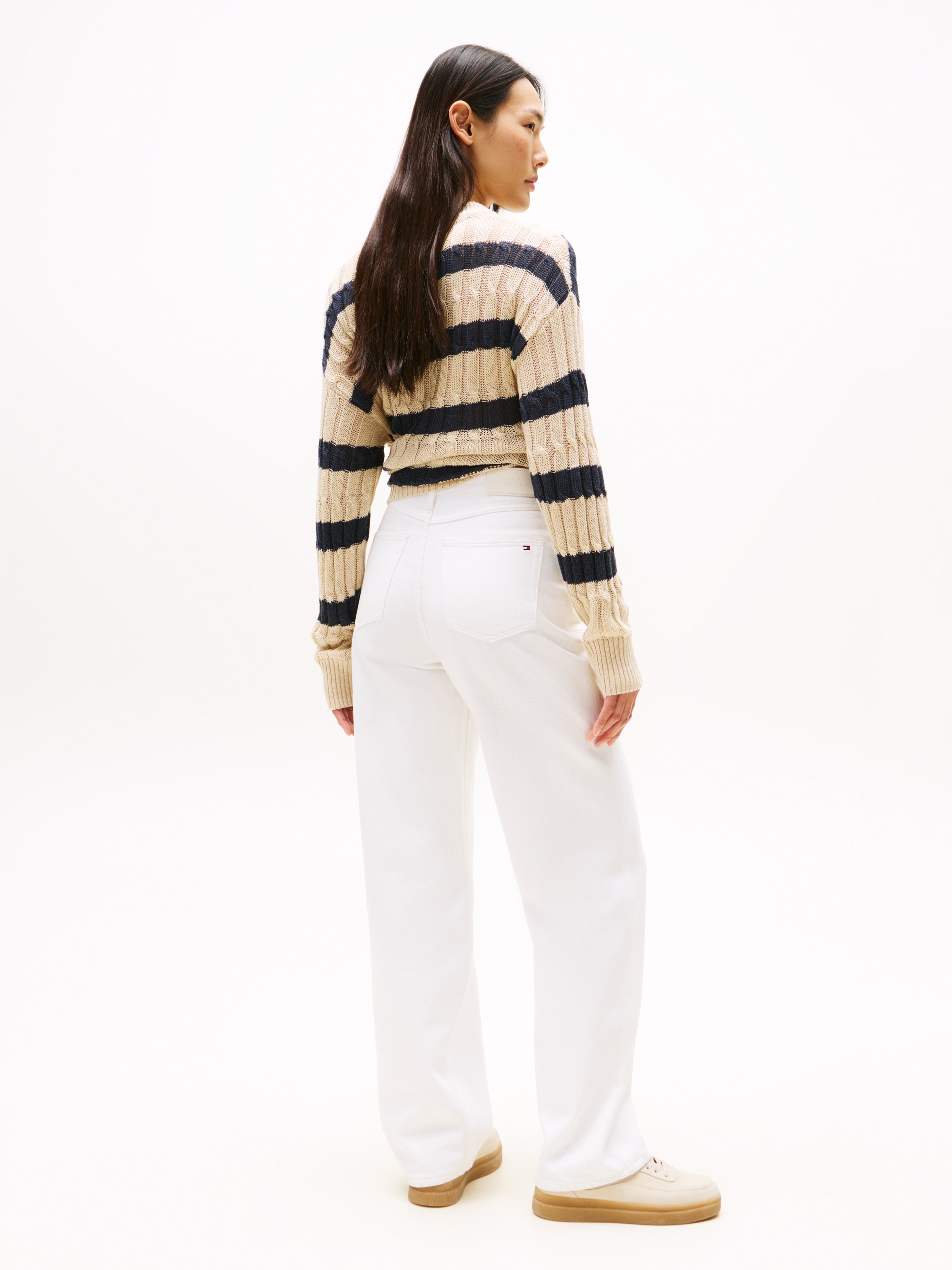 Tommy Hilfiger Straight-Jeans »DNM WHITE RELAXED STRAIGHT HW«