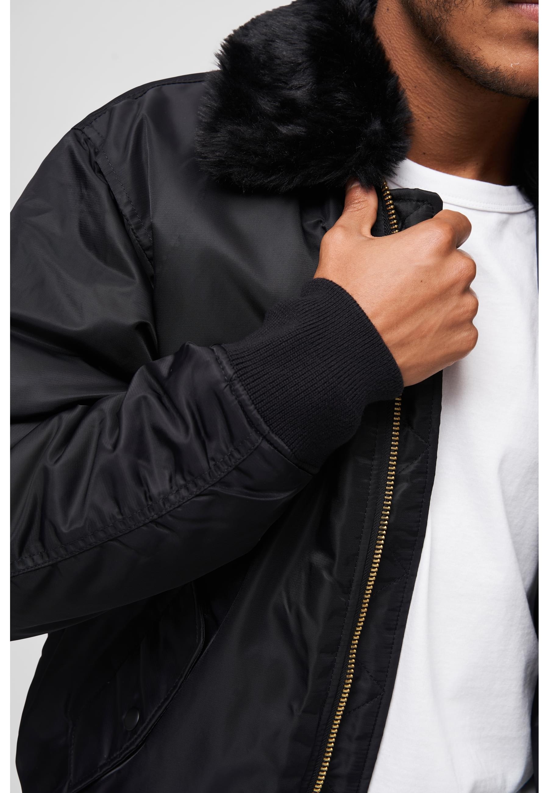 Brandit Winterjacke »Brandit Herren MA2 Jacket Fur Collar« 1 Stk. tlg. ohne Kapuze