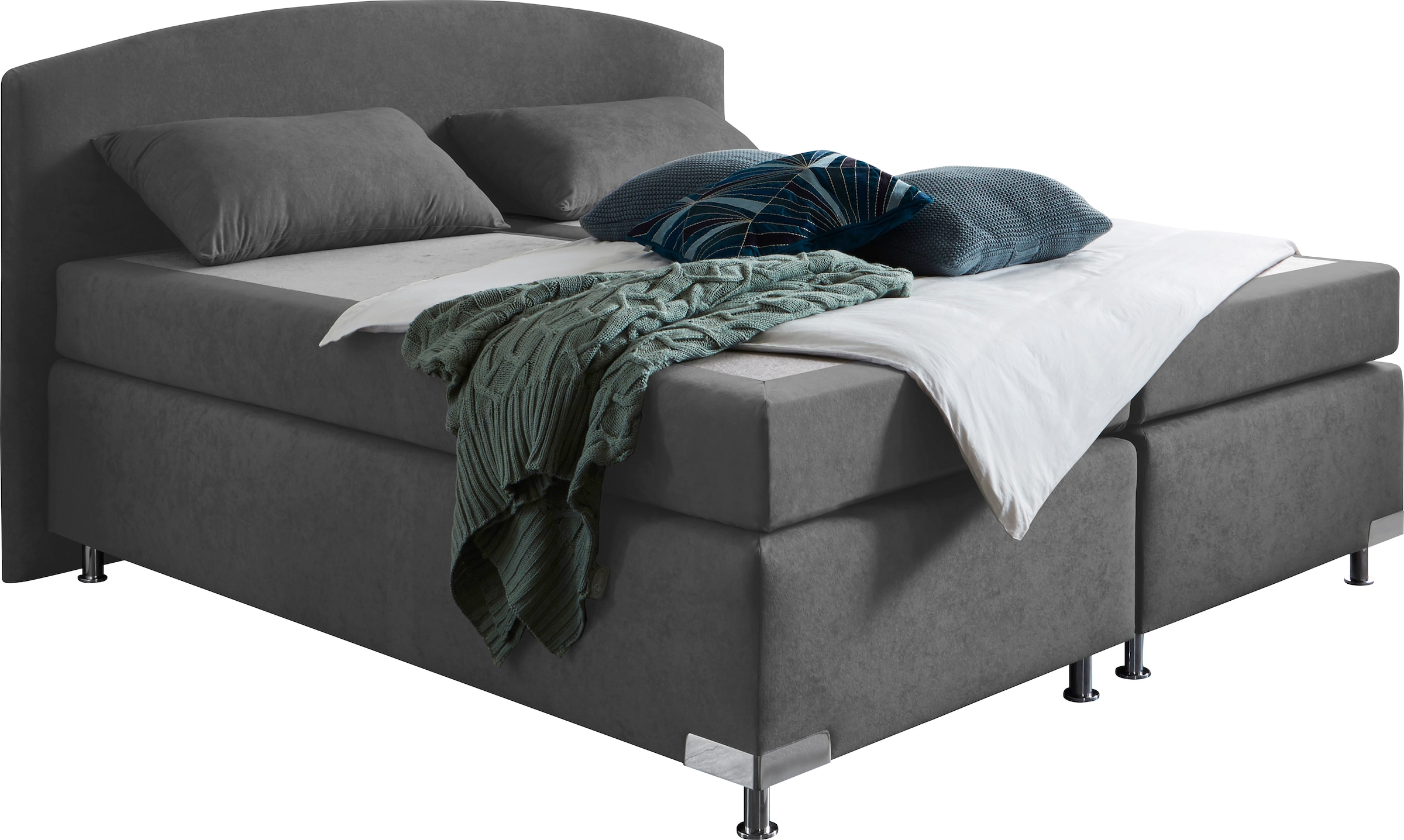Westfalia Schlafkomfort Boxspringbett »Amsterdam«, (Optional mit Topper)