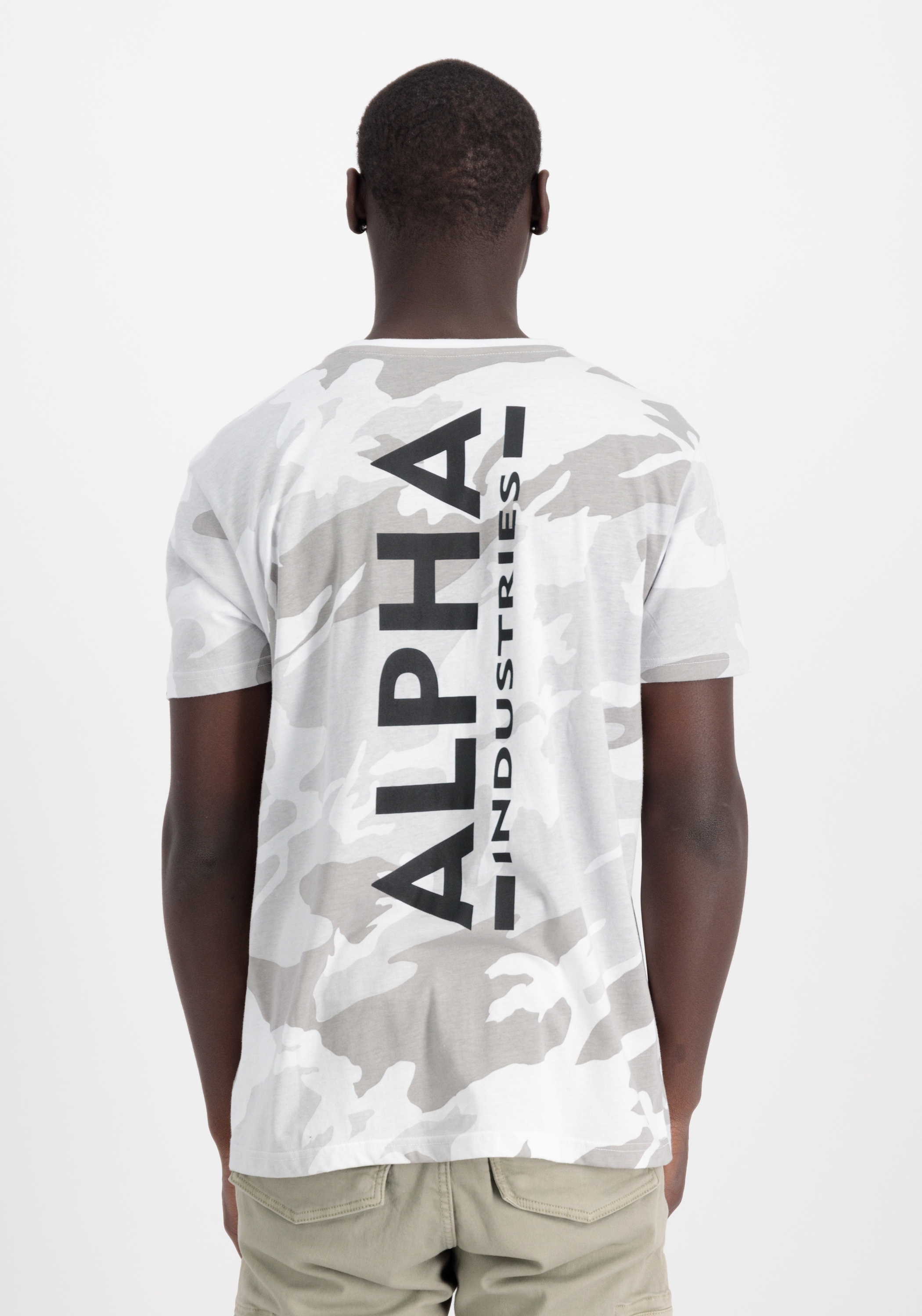 Alpha Industries T-Shirt »Alpha Industries Men - T-Shirts Backprint T Camo«