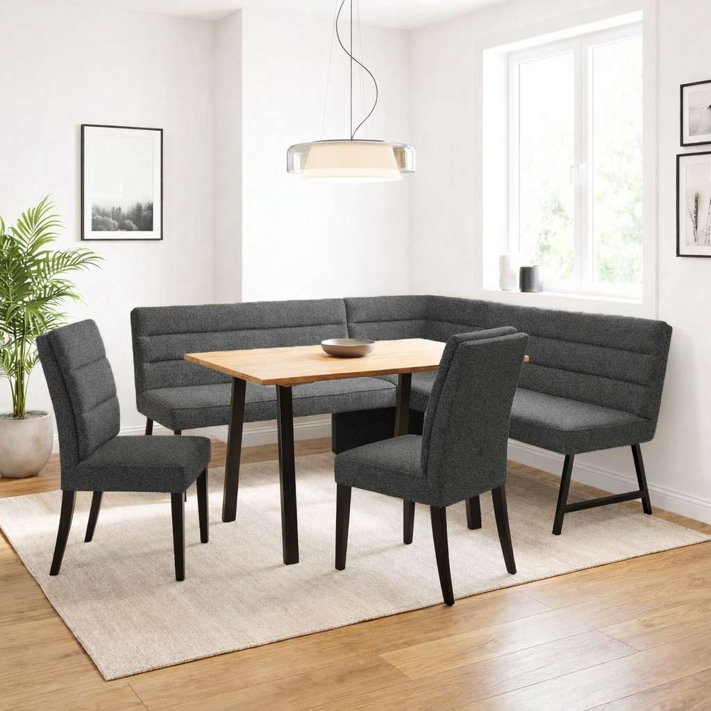 OTTO home Eckbank »Oregon Küchenbank, Polsterbank, Esszimmerbank, 177x140 cm« Moderne Bank und  Farben, Sitzplatzanzahl: 4/5, Frei in Raum stellbar