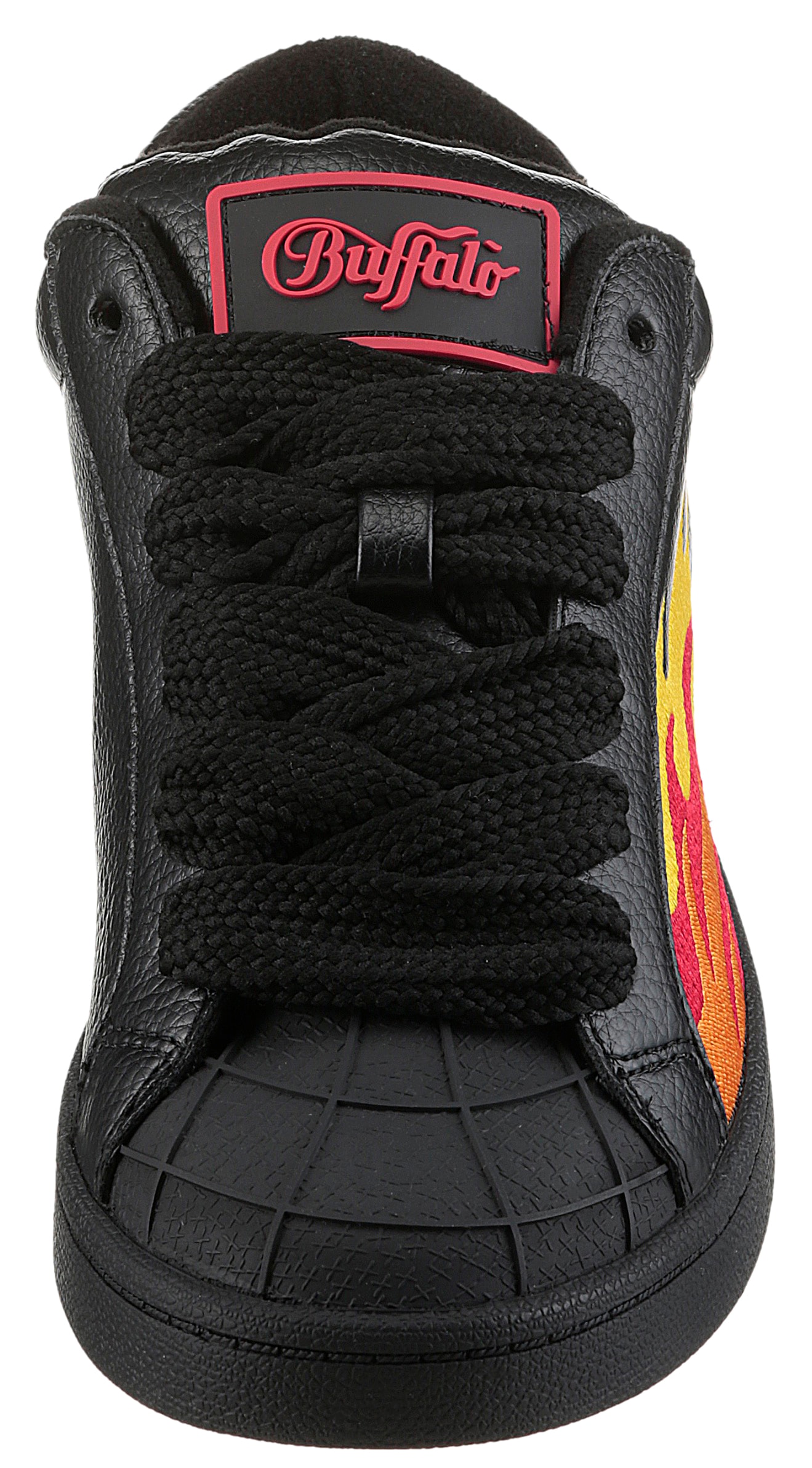 Buffalo Sneaker »LIBERTY«, Freizeitschuh, Schnürschuh, Halbschuh mit trendigem Flammenmotiv