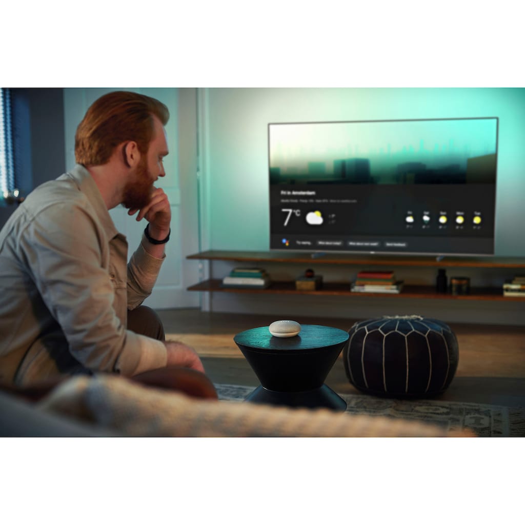 Philips LED-Fernseher »55PUS7906/12«, 139 cm/55 Zoll, 4K Ultra HD, Android TV-Smart-TV, 3-seitiges Ambilight