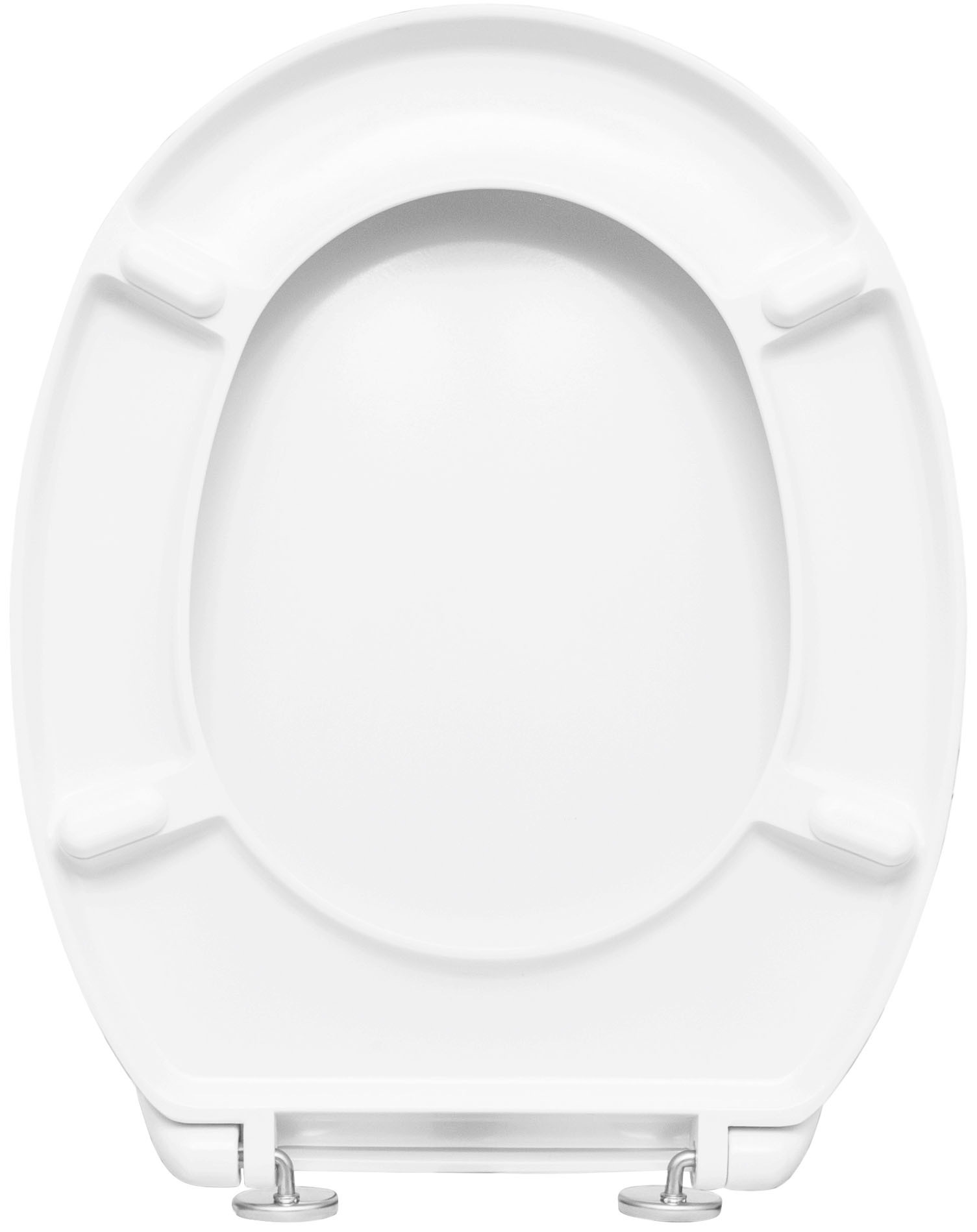 CORNAT WC-Sitz »Klassisch weißer Look - Pflegeleichter Duroplast« Schlichtes Design passt in jedes Badezimmer / Toilettensitz