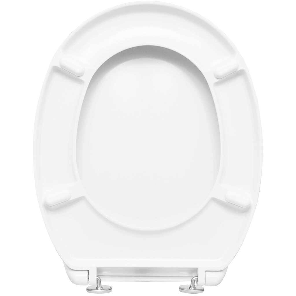 CORNAT WC-Sitz »Klassisch weißer Look - Pflegeleichter Duroplast«