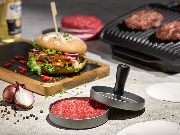 Buddy's Burgerpresse »Buddy´s BBQ«, (1 St.), mit 100 Blatt Papier, Ø 12 cm günstig online kaufen