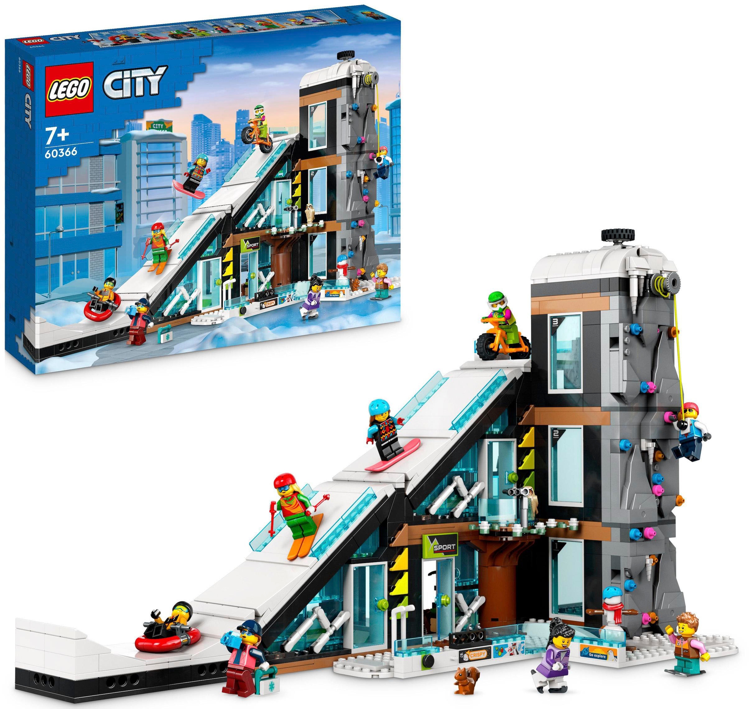 Bild von LEGO® Konstruktionsspielsteine »Wintersportpark (60366), LEGO® City«, (1045 St.), Made in Europe