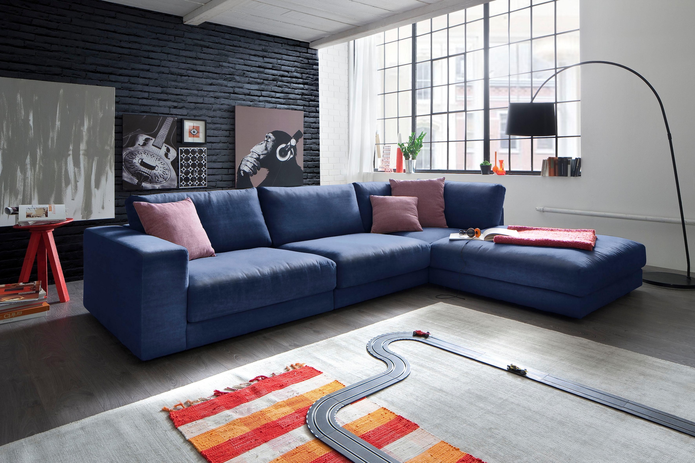 3C Candy Ecksofa »Enisa II L-Form« bestehend aus Modulen, daher auch individuell aufstellbarbar