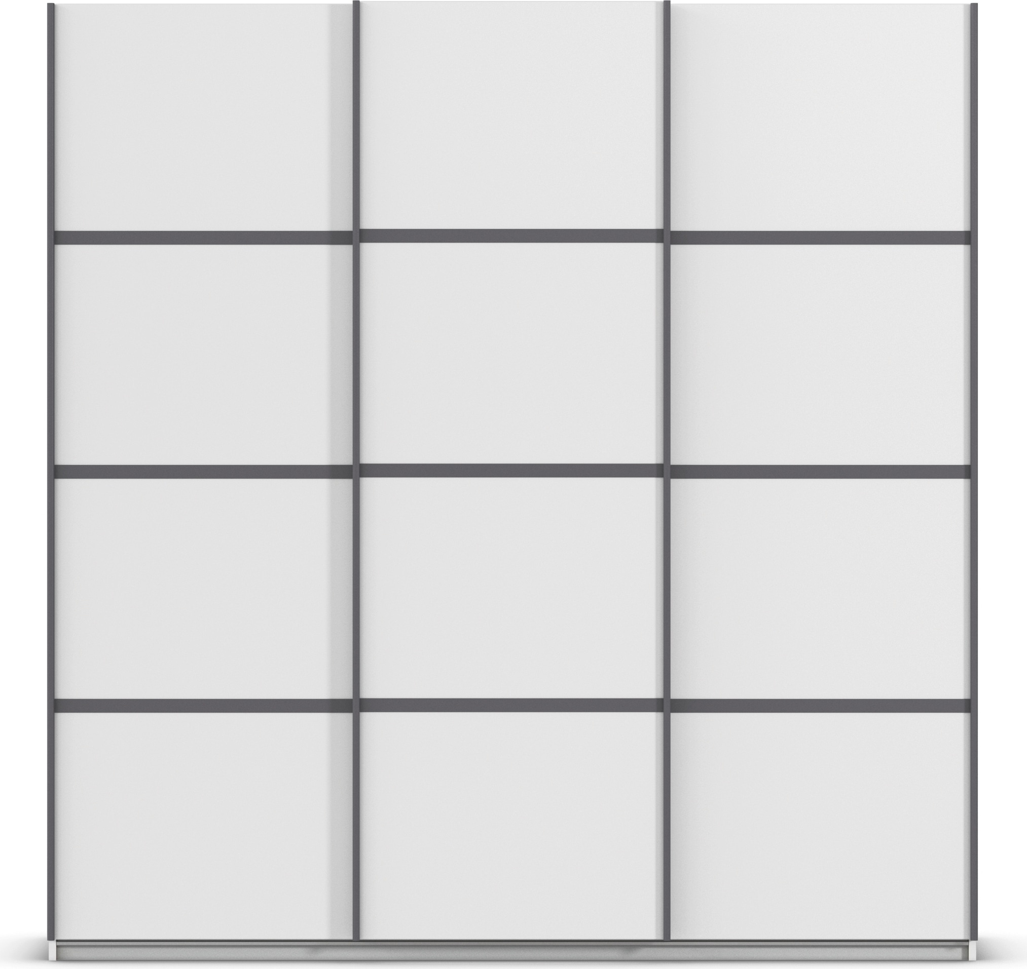 rauch Kleiderschrank »Schwebetürenschrank Garderobe Schrank TOP ANGEBOT Avola«, (in 3 verschiedenen Ausstattungen BASIC/CLASSIC/PREMIUM), mit eleganten Zierleisten in Chrom, Schwarz oder Weiß MADE IN GERMANY