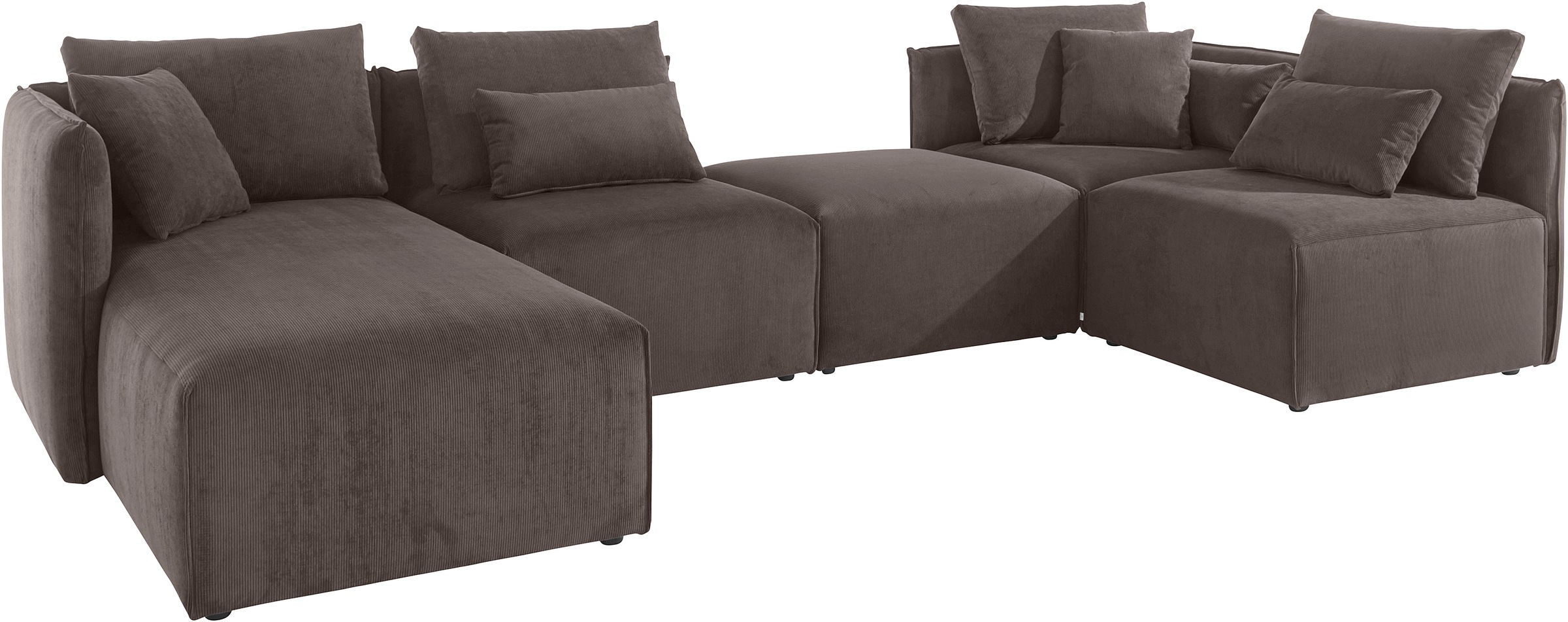 OTTO home Wohnlandschaft »Nöre U-Form« 5 Teile, in vielen Bezugsqualitäten günstig online kaufen