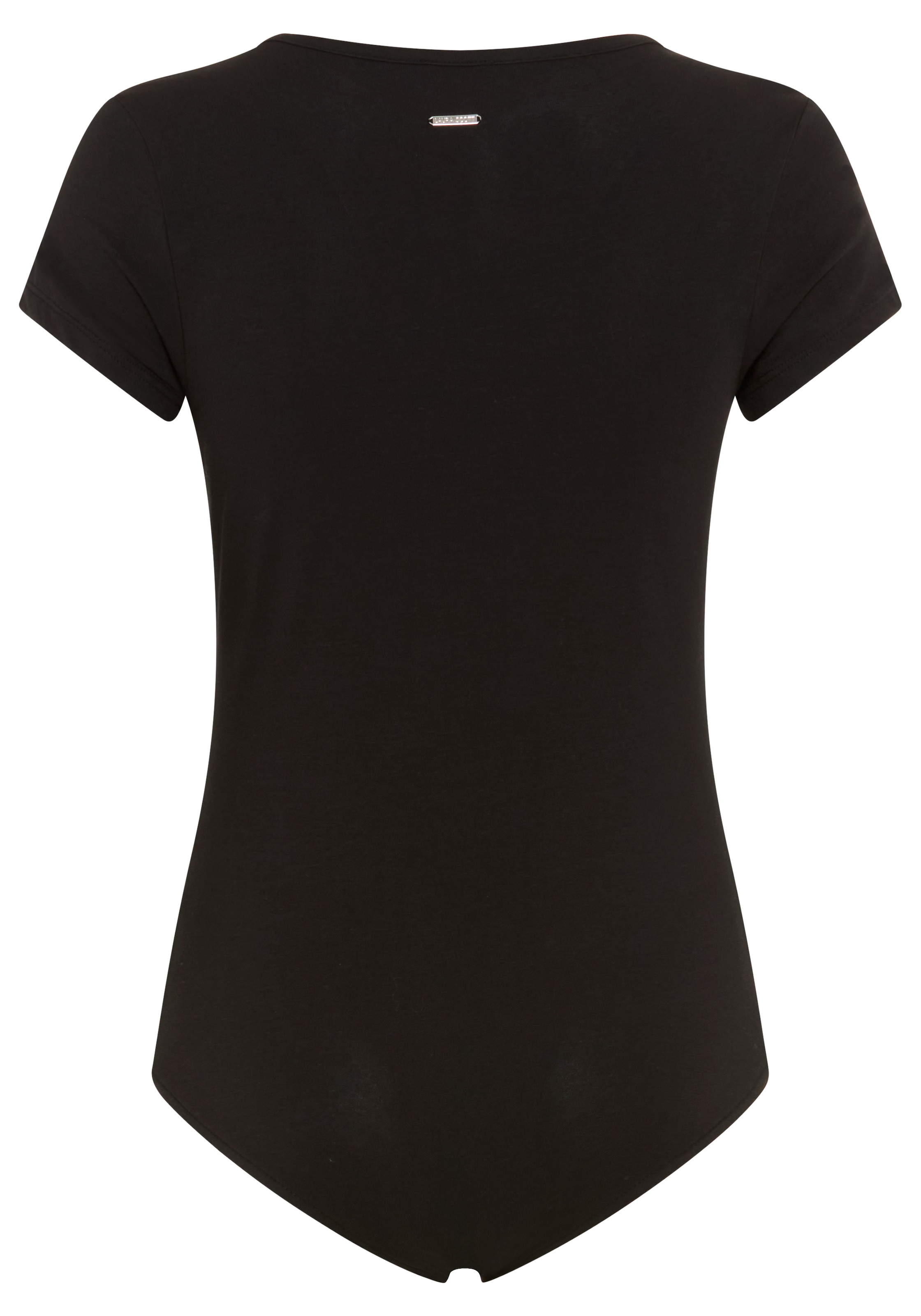 Laura Scott Body mit Spitze, kurzarm, aus Baumwolle und Elasthan