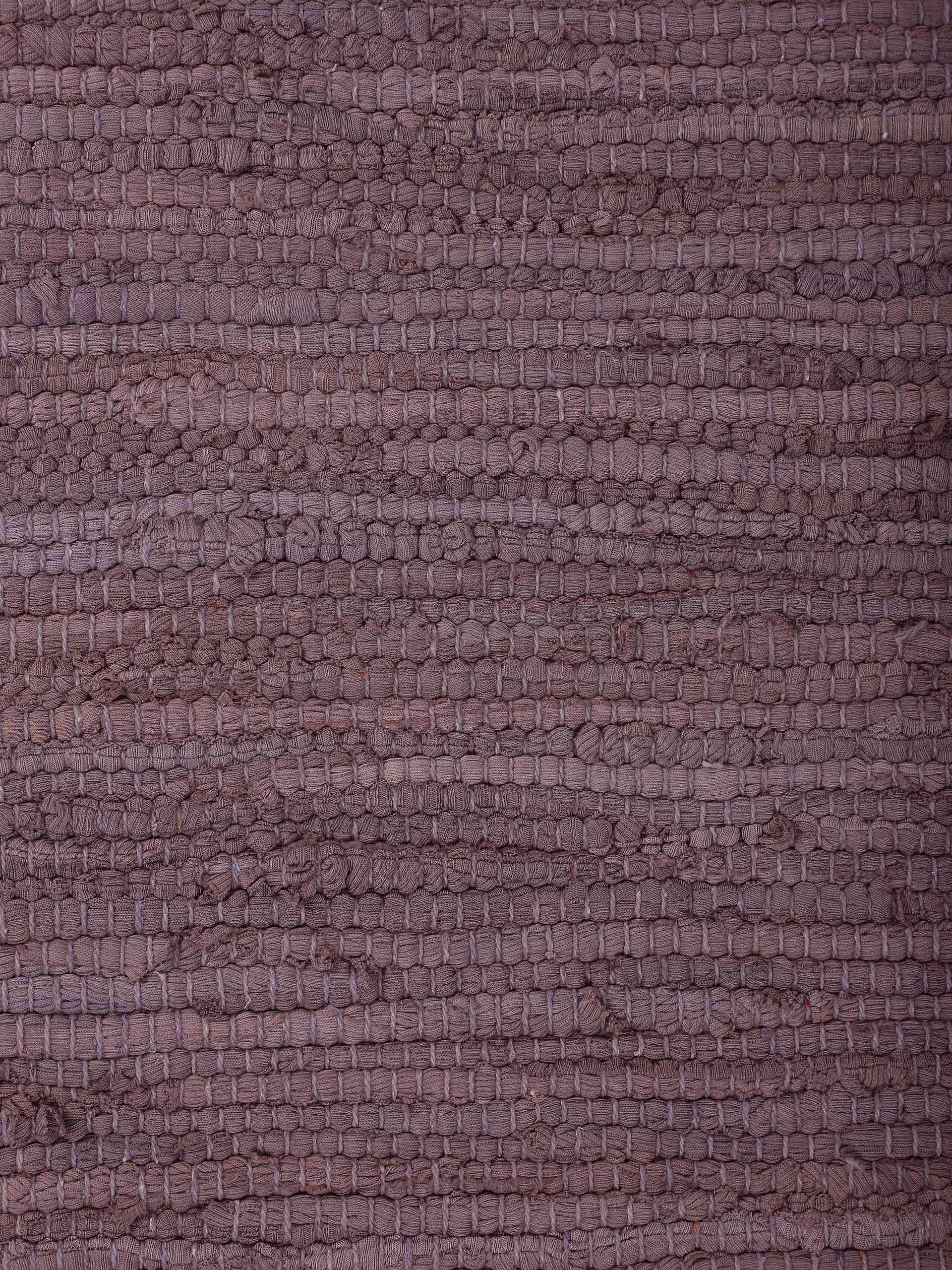 carpetfine Teppich »Kelim Chindi uni«, rechteckig, 5 mm Höhe, Wendeteppich, reine Baumwolle, handgewebt, Uni-Farben, mit Fransen
