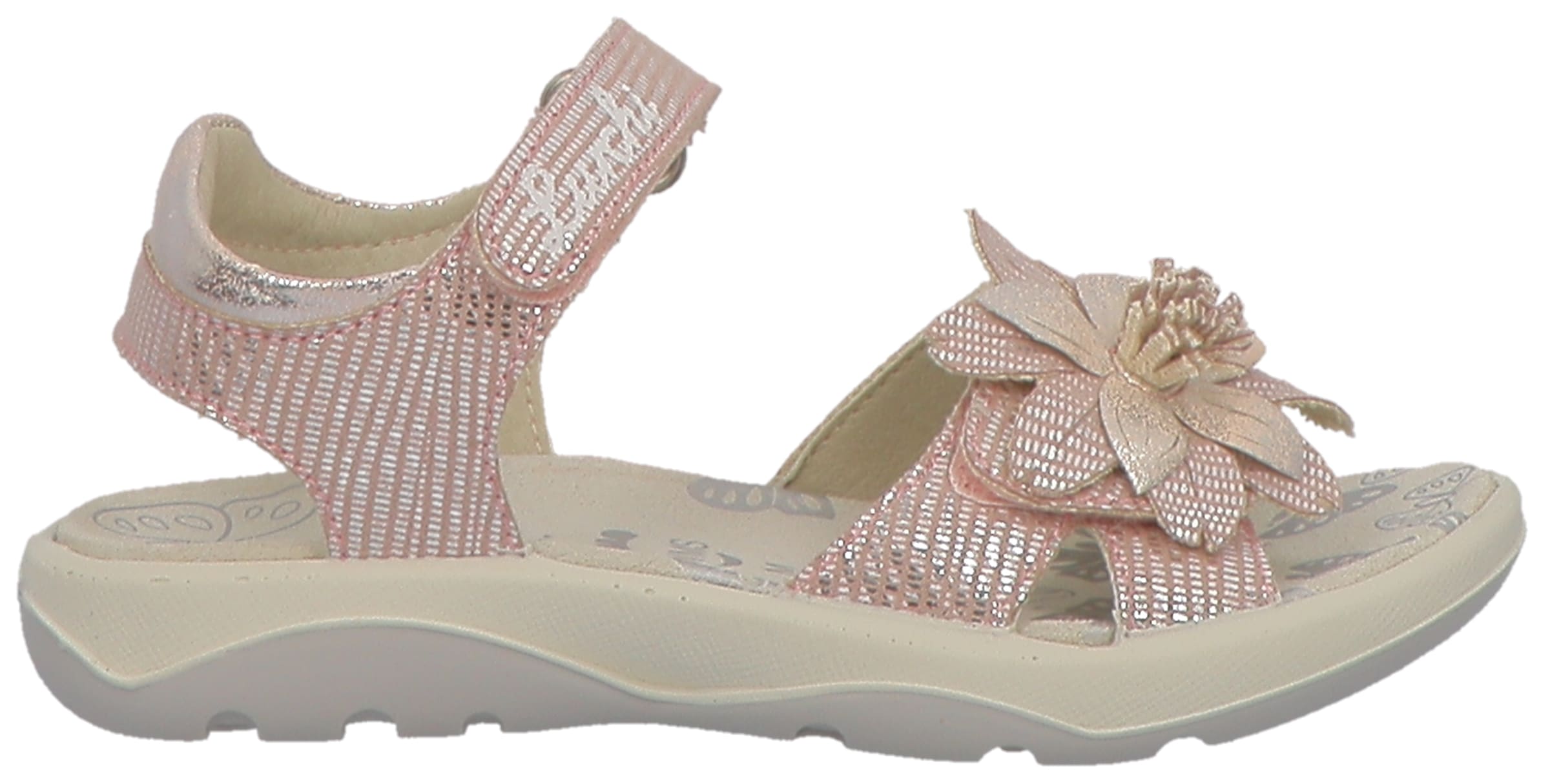Lurchi Sandale »Flora«, Sandalette mit Klettverschlüssen, Größenschablone zum Download