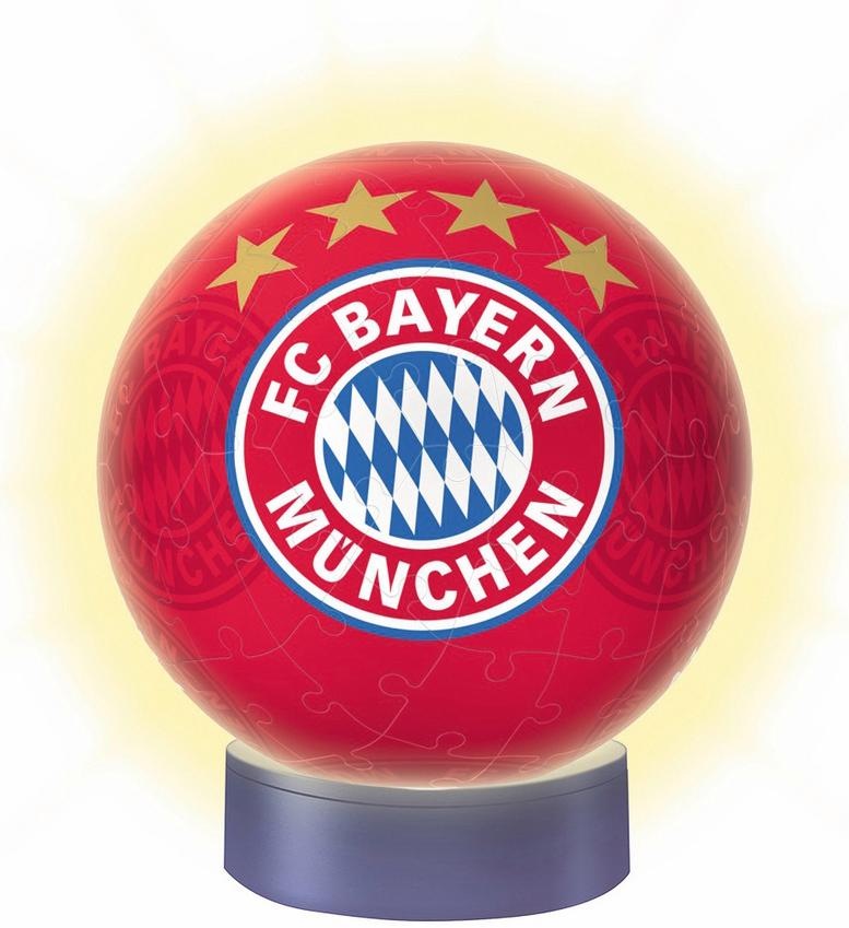 Ravensburger Puzzleball »Nachtlicht FC Bayern München«, mit Leuchtsockel inkl. LEDs