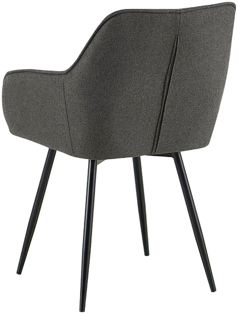 OTTO home Esszimmerstuhl »Azura« (Set) 2 Stk.Moderner Armlehnstuhl mit 360 Grad drehbarer Sitzschale in Webstoff