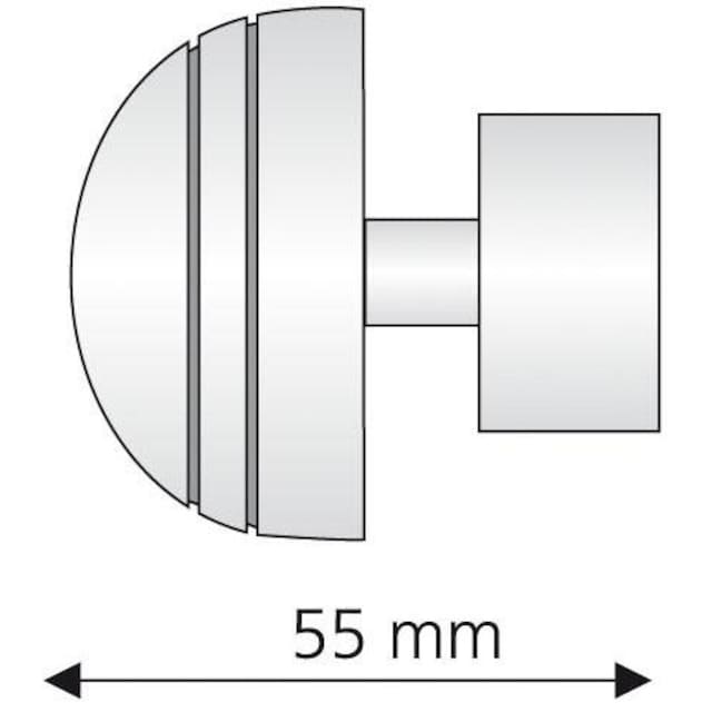 Liedeco Gardinenstangen-Endstück, (Set, und mm Gardinenstange für bequem 28 bestellen Ø St.), 1 schnell