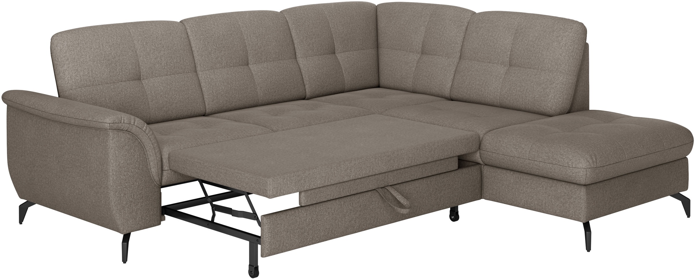 sit&more Ecksofa »Zora L-Form«, wahlweise mit Bettfunktion und Bettkasten