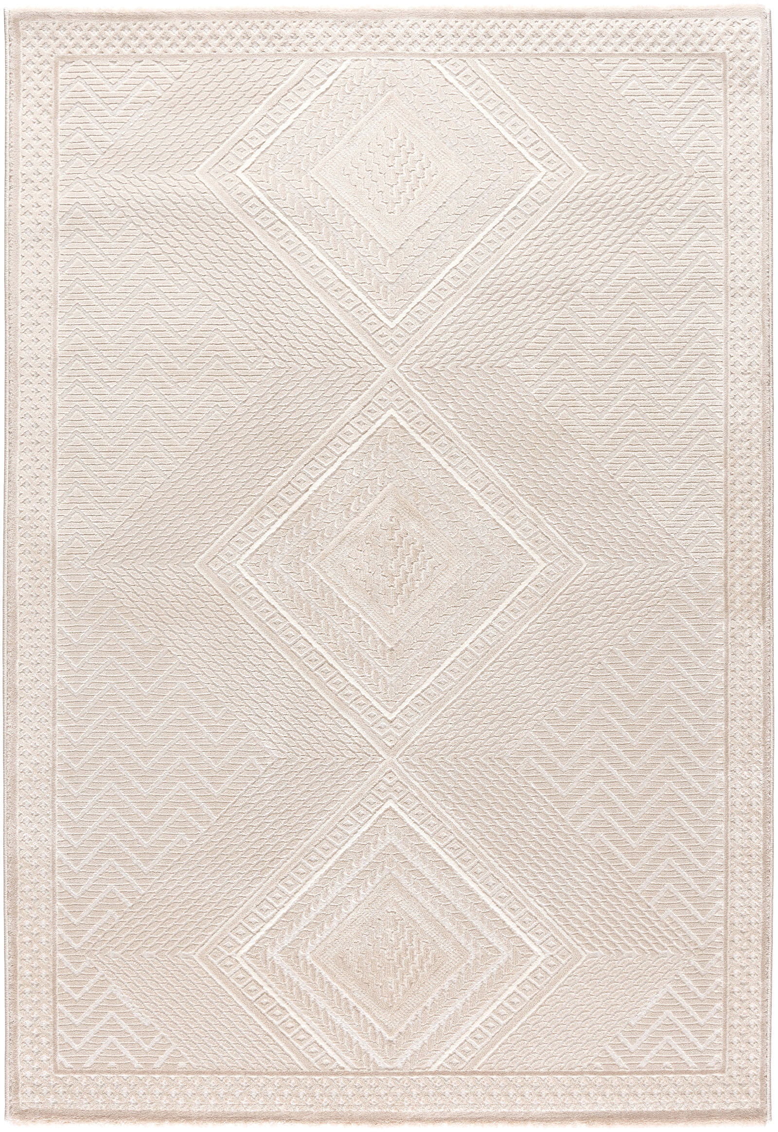 Sehrazat Teppich »Luxury 6600«, rechteckig, 13 mm Höhe, Wohnzimmer, Kurzflor, Hoch Tief Struktur