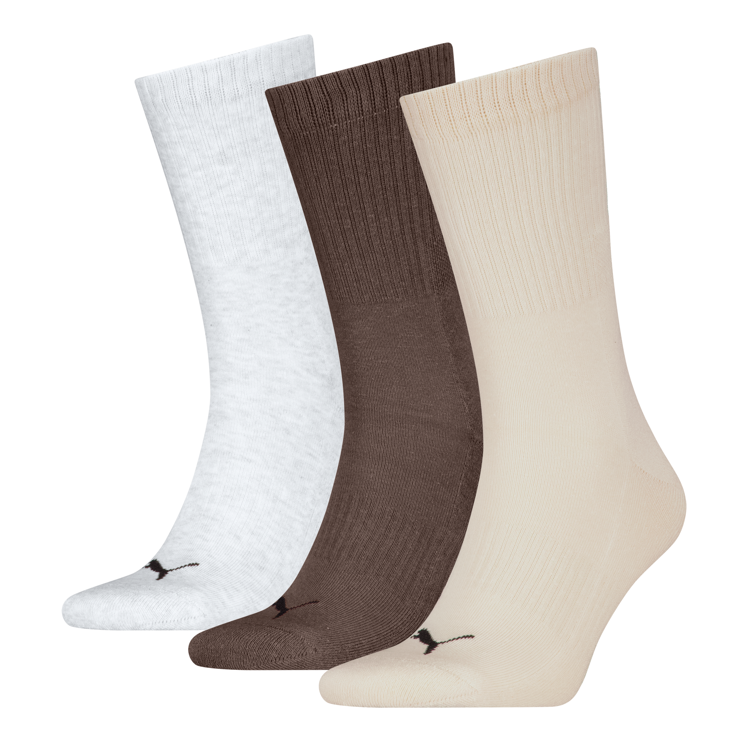 PUMA Socken »PUMA UNISEX CUSHIONED NEXT CREW 3P« 3 Paar, 3 Stk. tlg. mit Zonenpolsterung für zusätzlichen Komfort