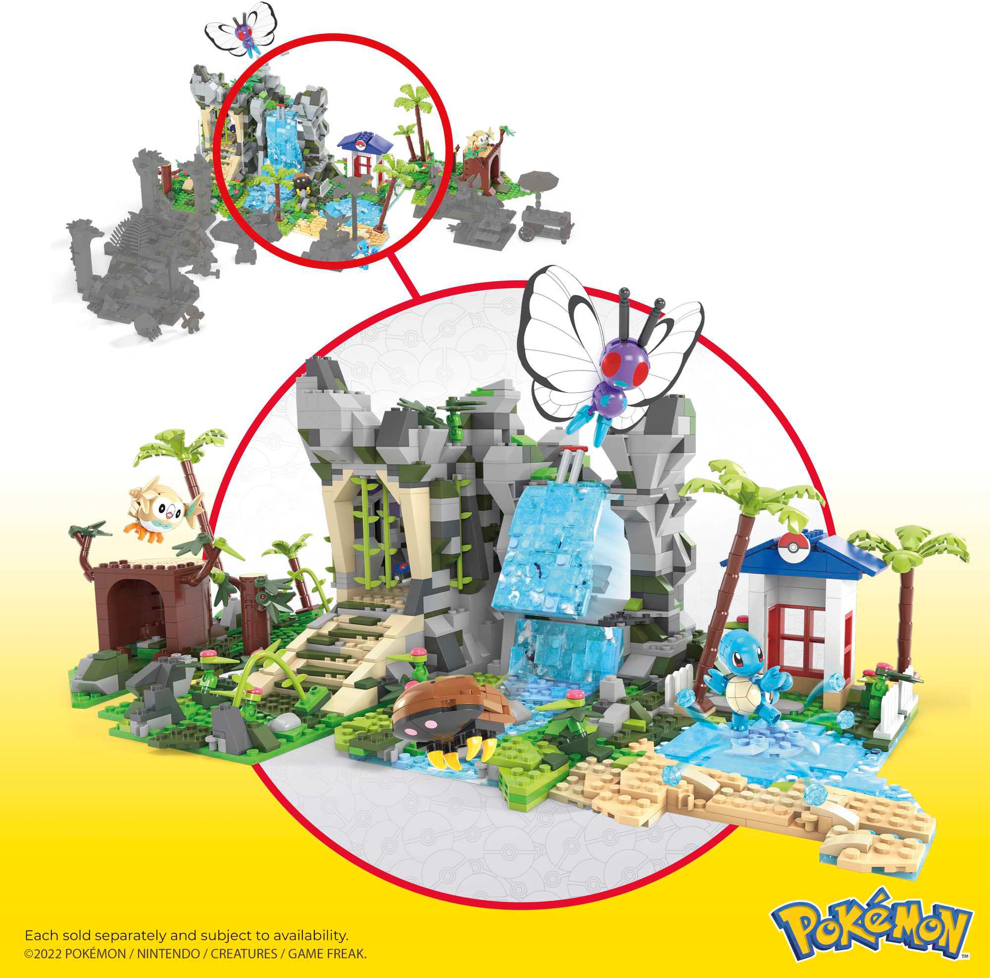 MEGA Konstruktions-Spielset »Pokémon Dschungel Bauset«