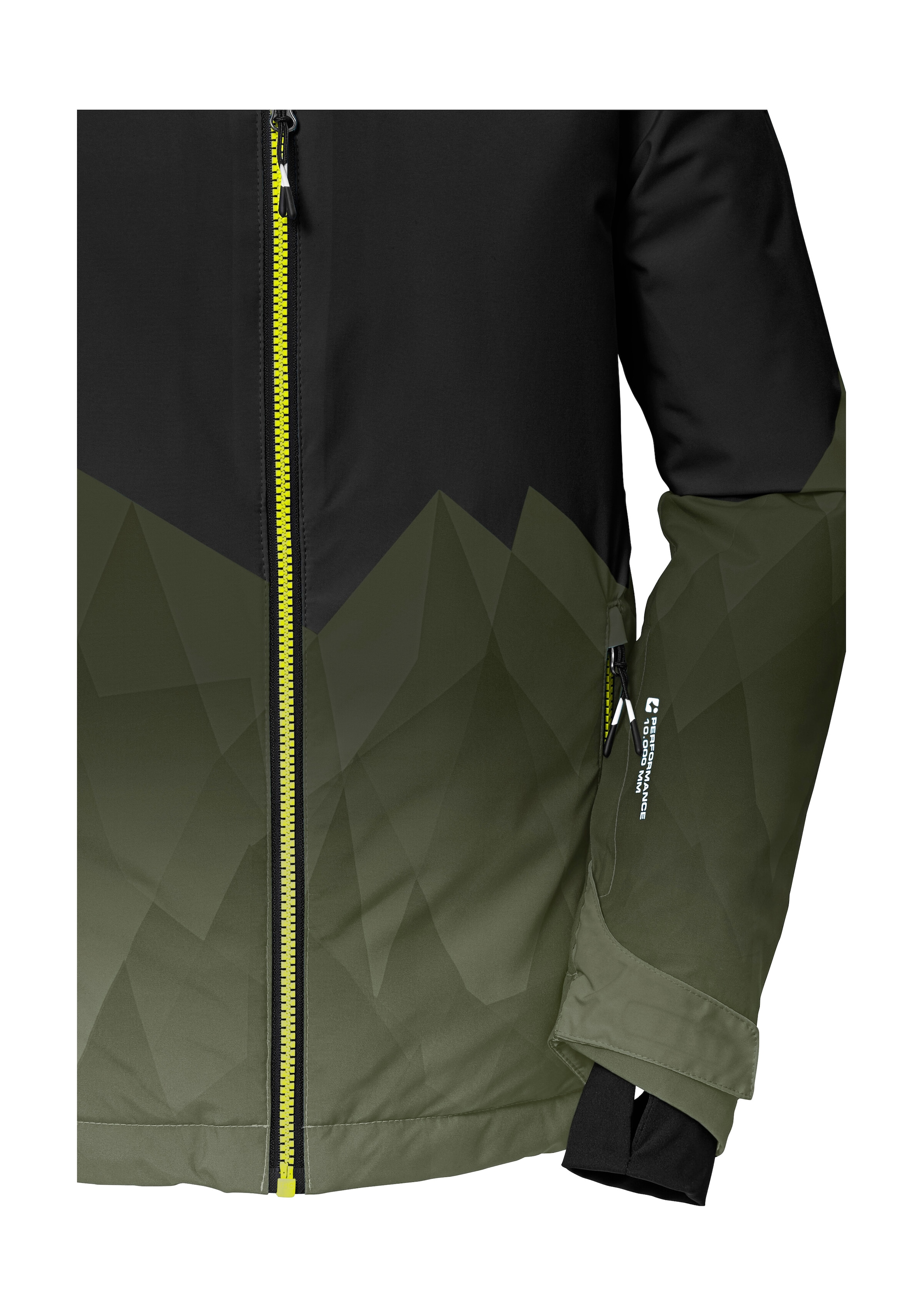 Killtec Skijacke »KSW 383 BYS SKI JCKT«, Wasser- und winddichte Skijacke mit verstellbarer Kapuze