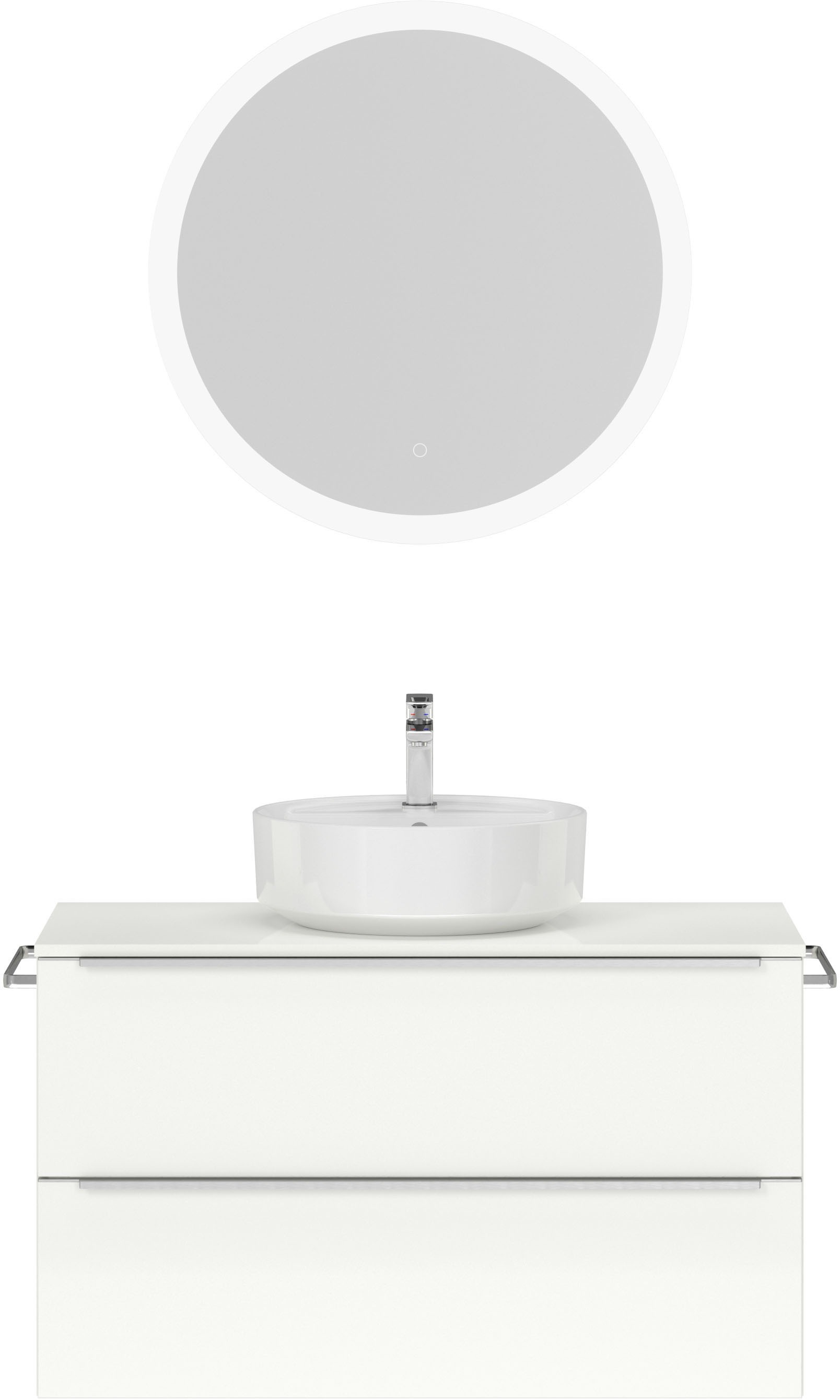 nobilia® Badmöbel-Set »Alvene« vormontiert, mit Soft-Close, 2 Stk. tlg. günstig online kaufen