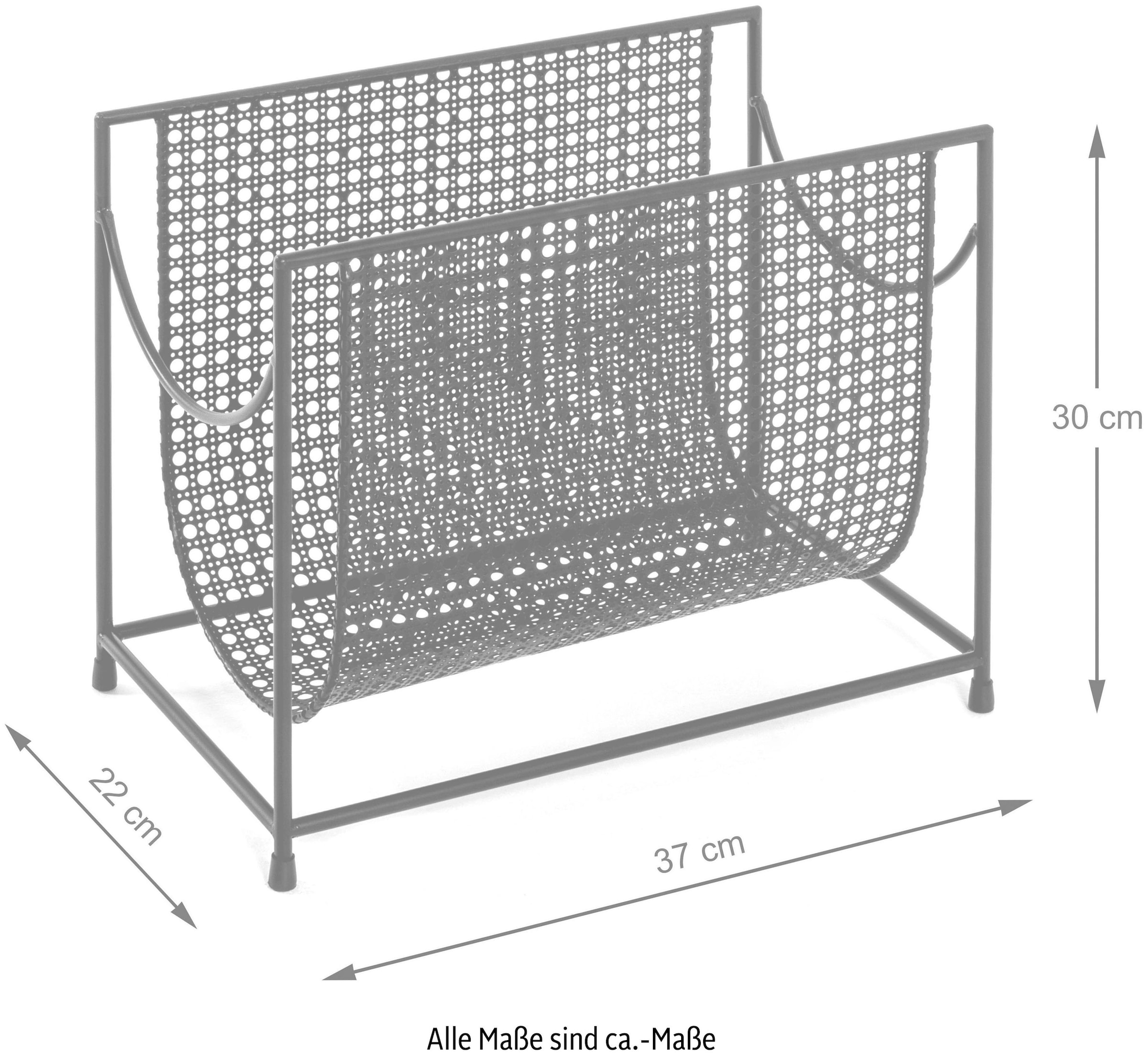 HAKU Zeitungsständer »22517«, Breite 37 cm