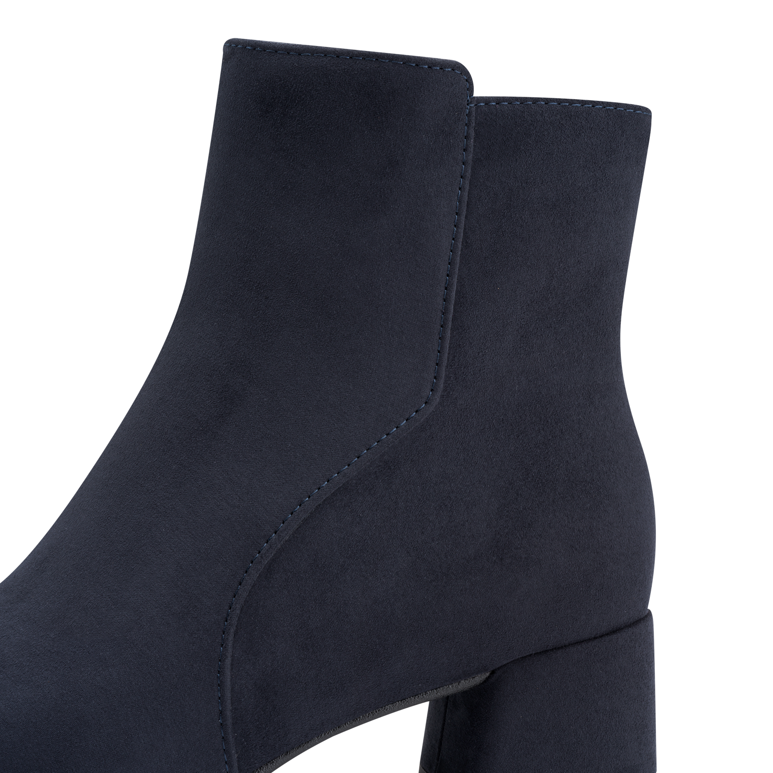 MARCO TOZZI Stiefelette, Blockabsatz, Businessschuh, Ankleboots mit Ziernähen